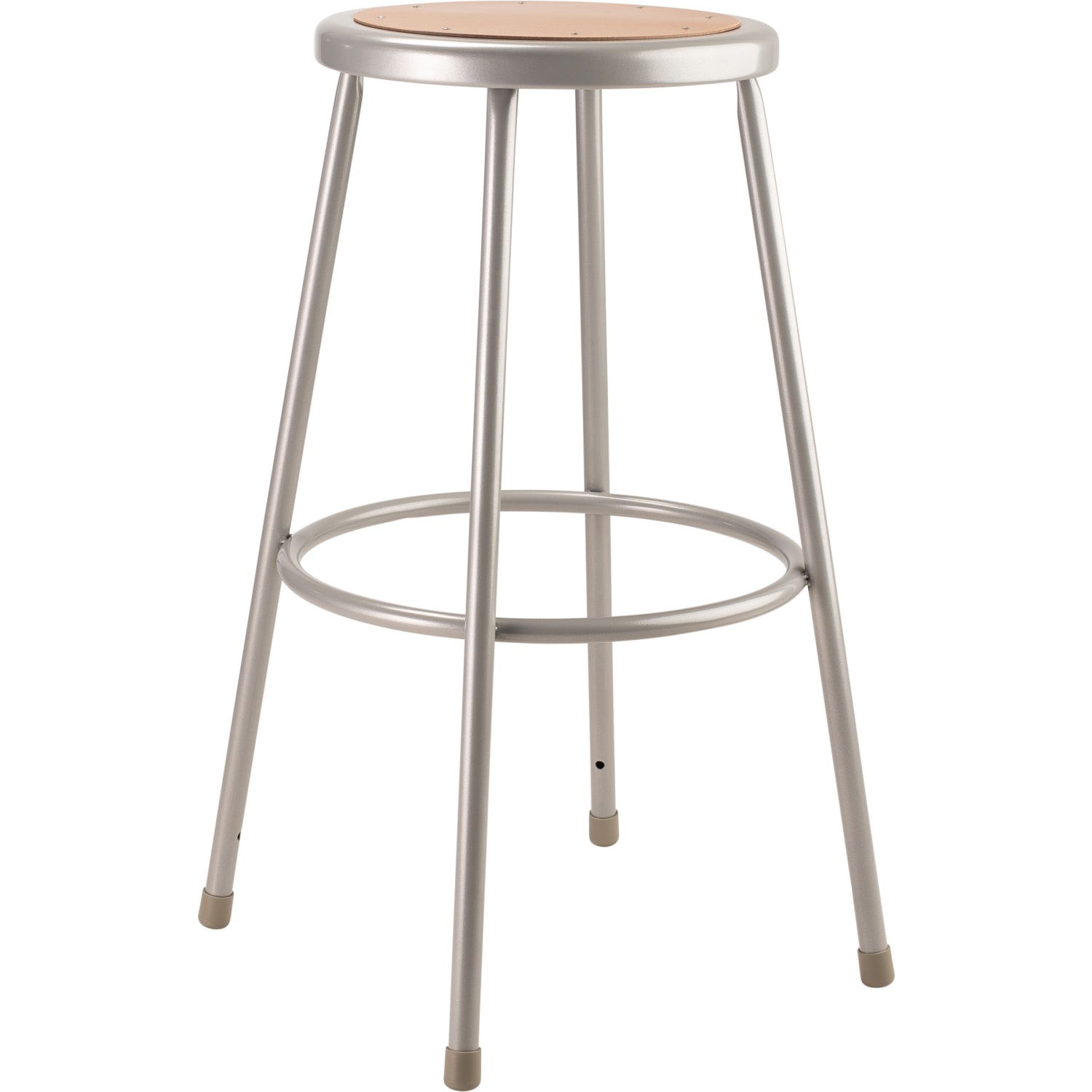 National Public Seating Hardboard Task Stool 30inH Gray SeatGray Frame Set of 3 PopularChairscom