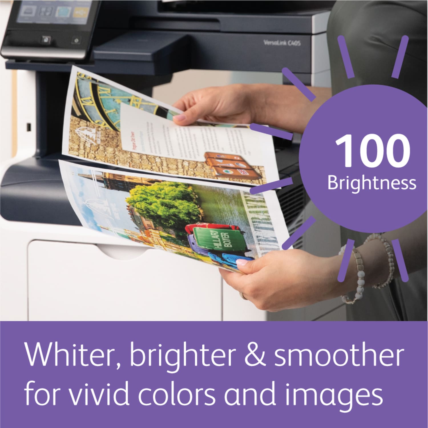 Xerox Bold Digital Printing Paper, 8 Reams, Letter Size (8 1/2in x 11in), 100 (U.S.) Brightness, 32 Lb Text (120 gsm), FSC Certified, Ream Of 500 Sheets - Image 5