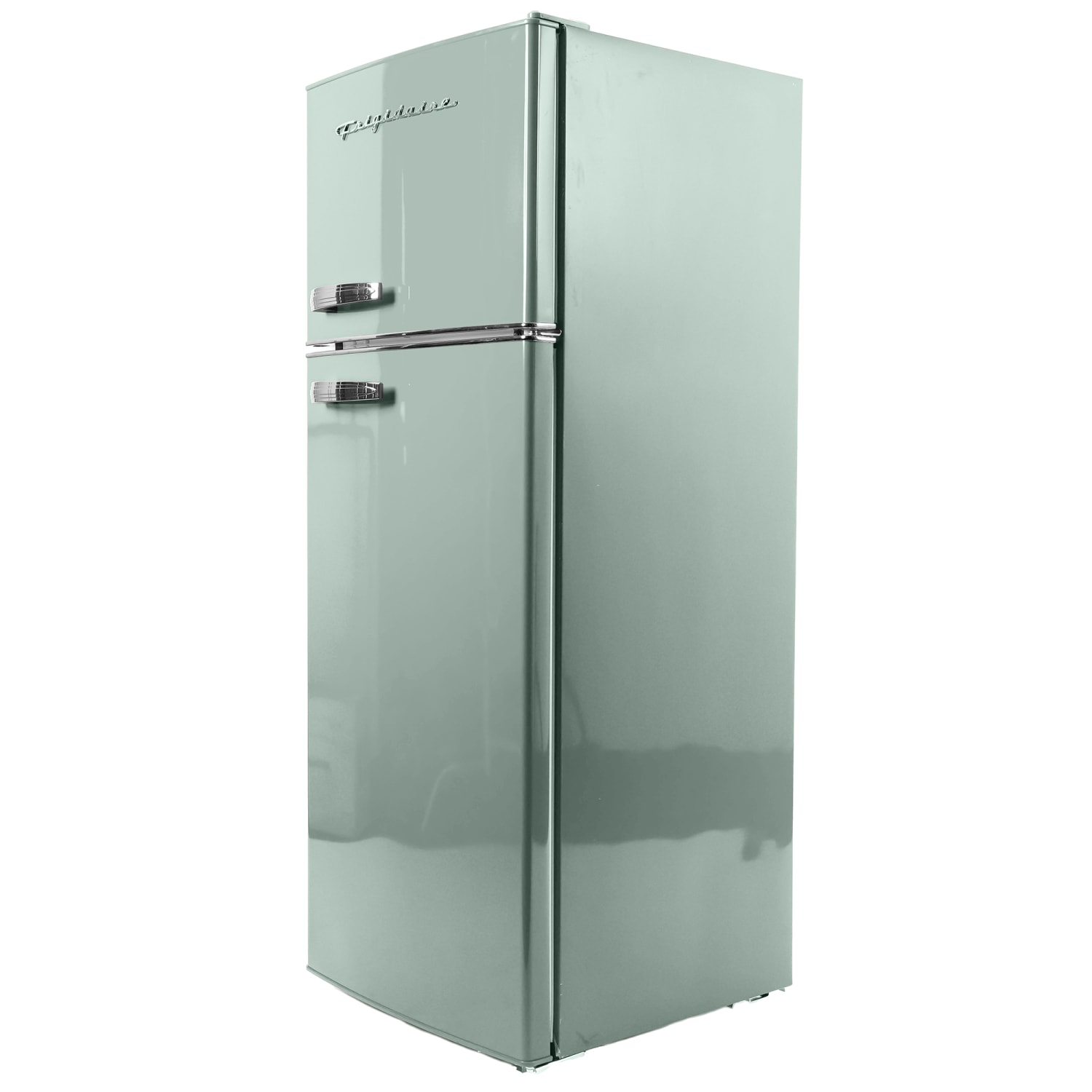 Frigidaire 7.5-Cu. Ft. 2-Door Retro Mini Fridge with Top Freezer, Mint, EFR753-MINT - Image 3