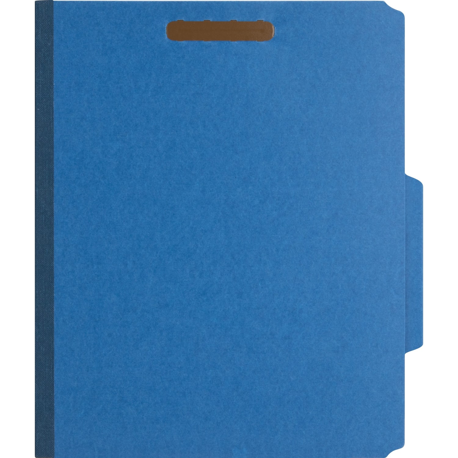 Nature Saver 1-Divider Colored Classification Folders, Letter Size, Dark Blue, Box Of 10 - Image 4