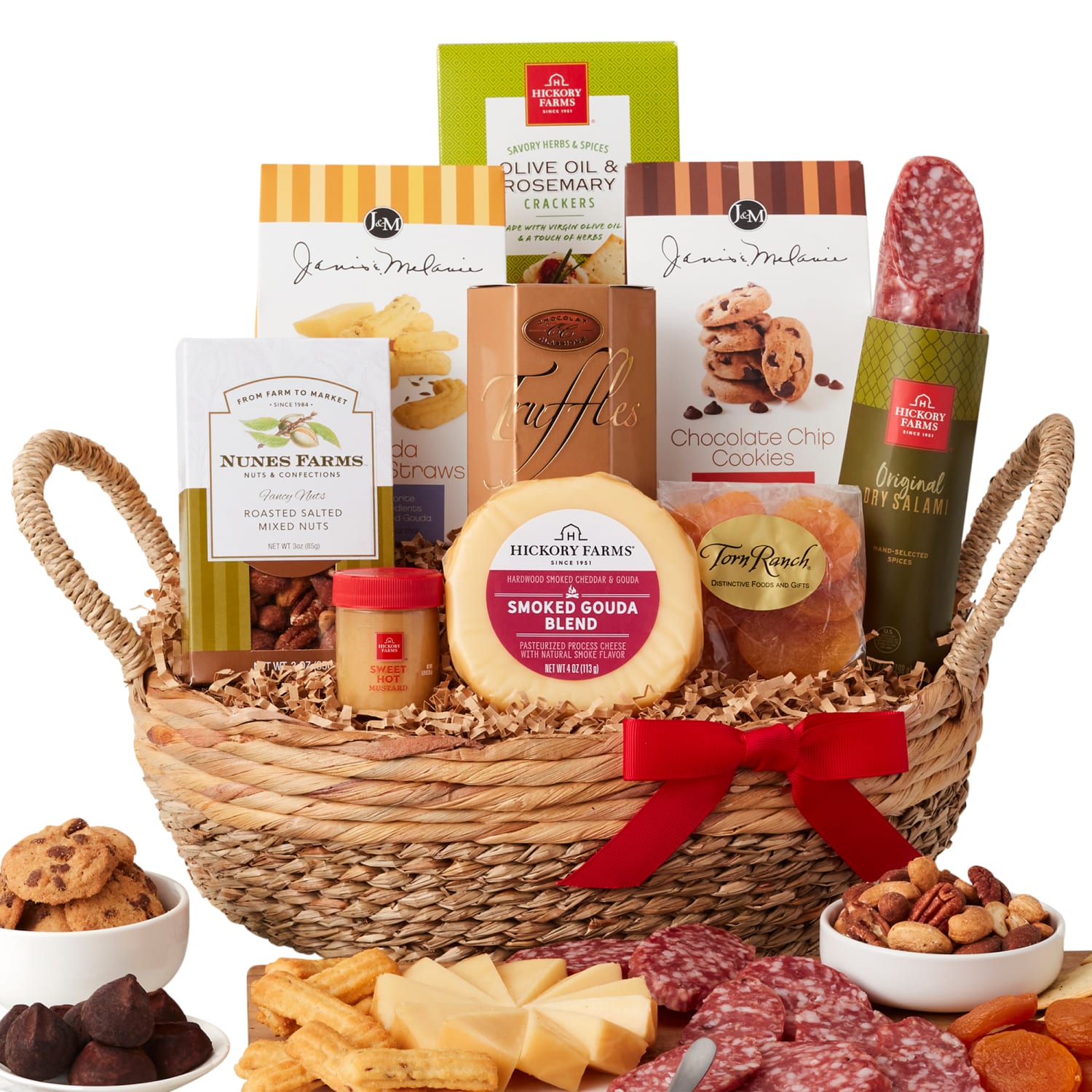 Hickory Farms - Sweet and Savory Snacks Gift Basket - 9 items - Image 3