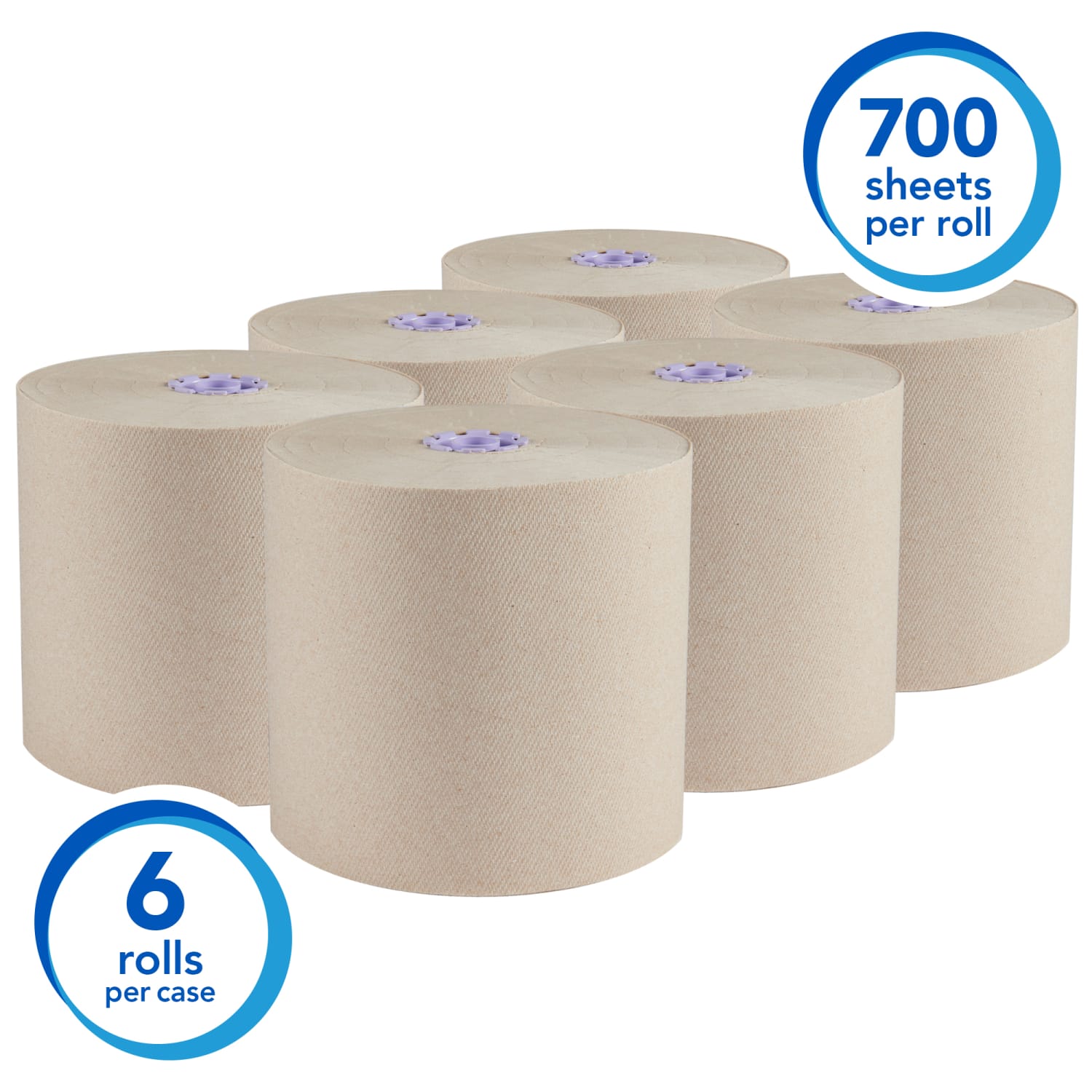 Scott Essential Paper Towel With Absorbency Pockets, Brown, 700ft Per Roll, Case Of 6 - Image 3
