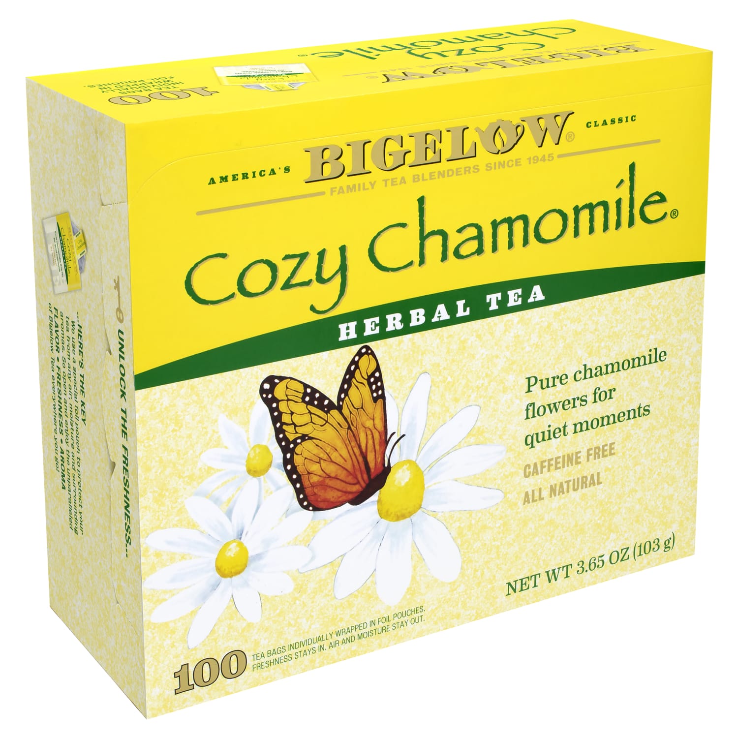 Bigelow Cozy Chamomile Tea Bags, 1.5 Oz, Box Of 100 Tea Bags - Image 4