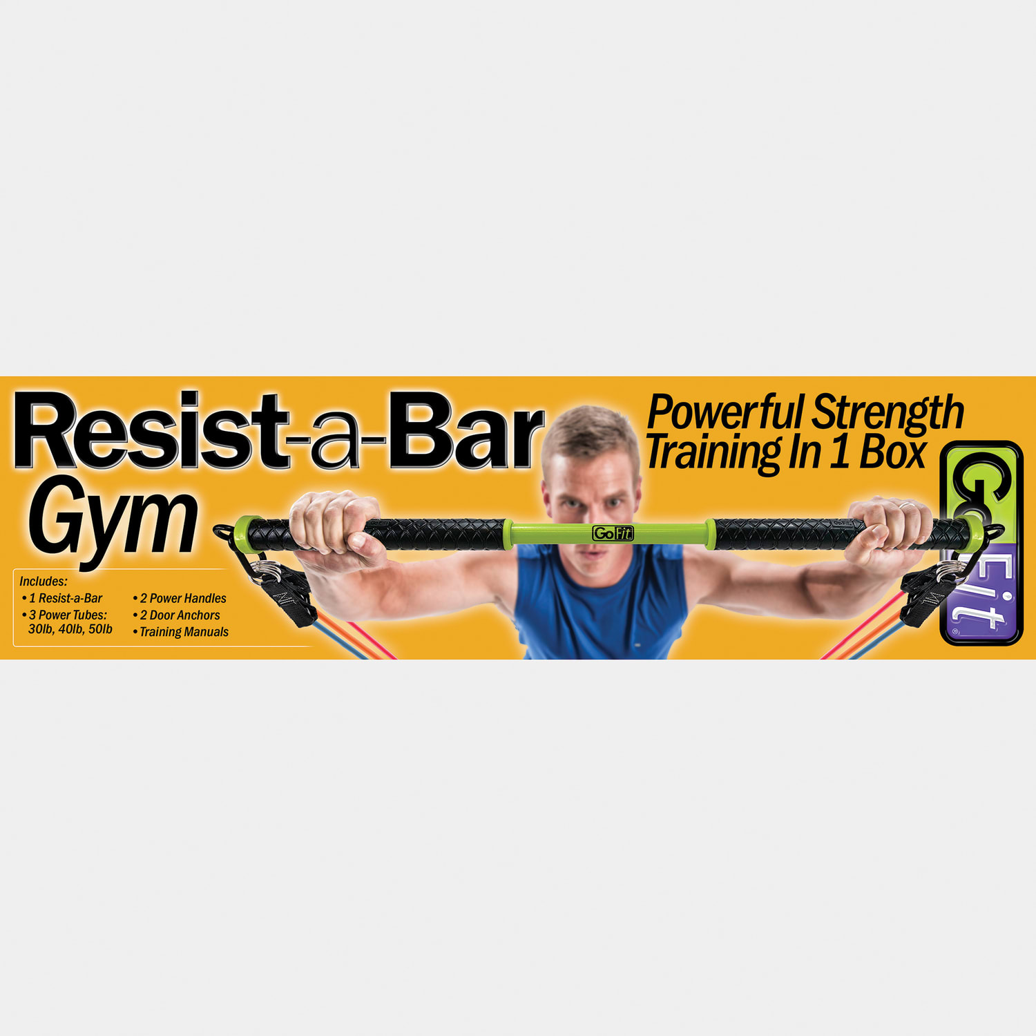 GoFit Resist-a-Bar Kit, Multicolor - Image 6