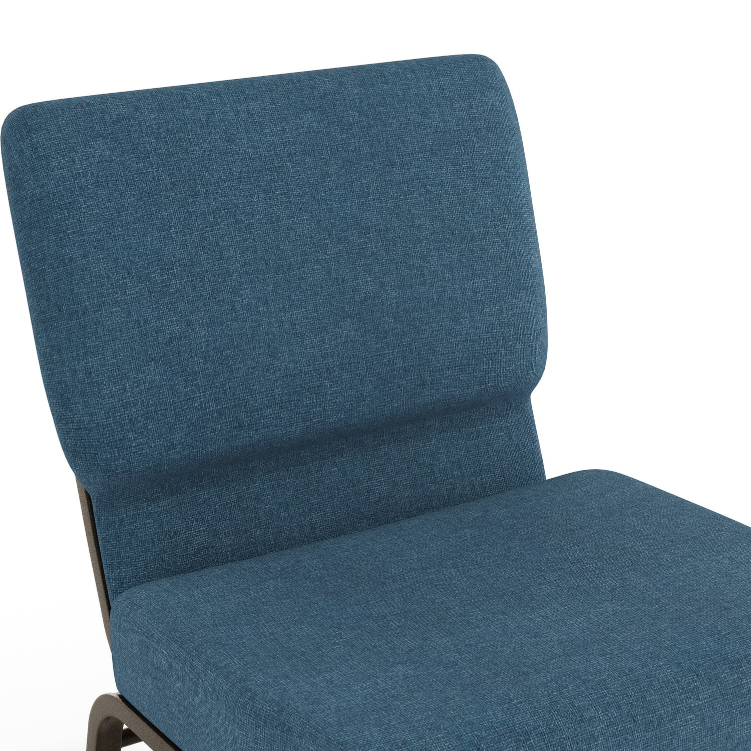 Flash Furniture HERCULES Series Church Chair With Book Rack, Blue/Gold Vein - Image 13