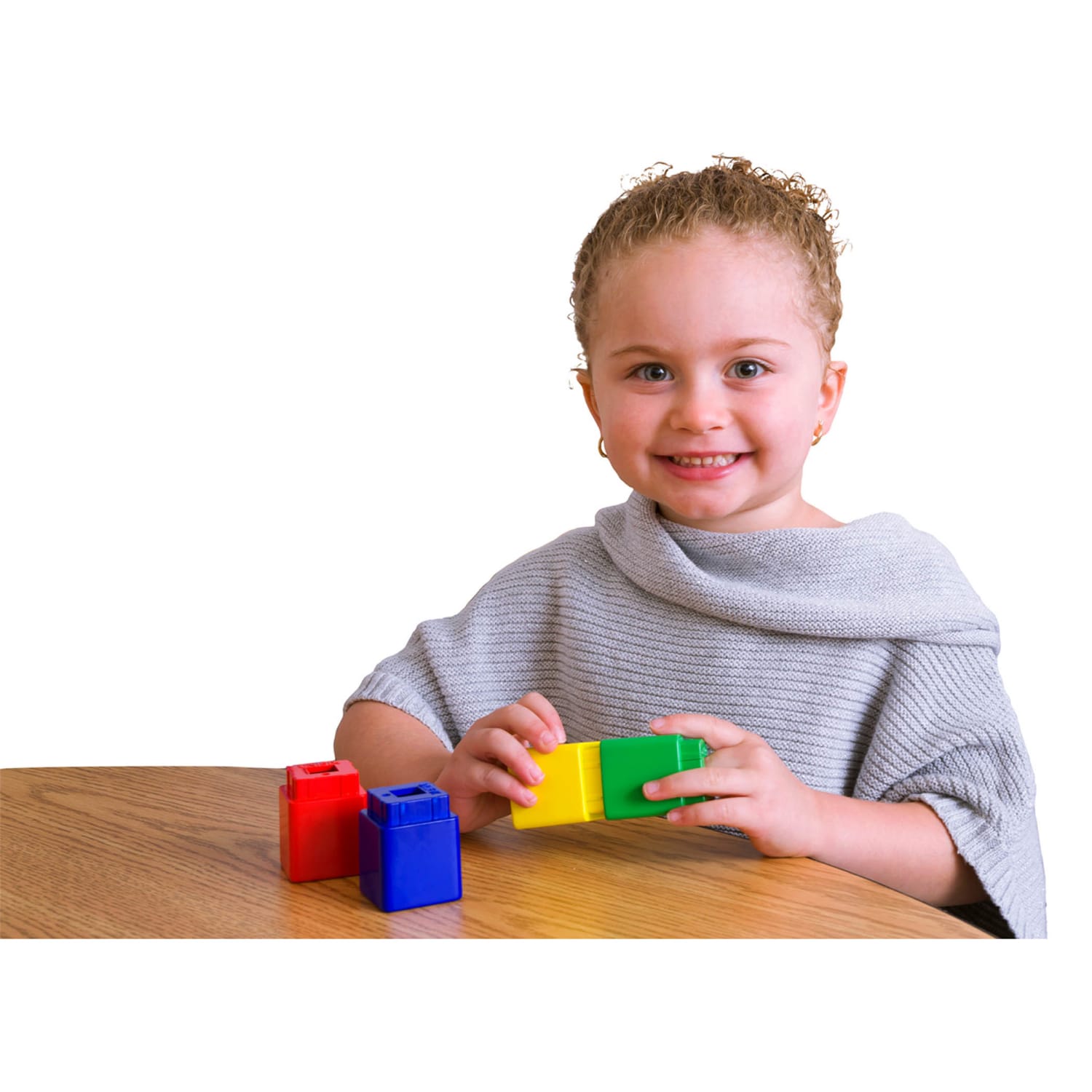 Didax Jumbo Unifix Cubes, 1-1/2in, Assorted, Grade Pre-K To K, Set Of 20 Cubes - Image 4