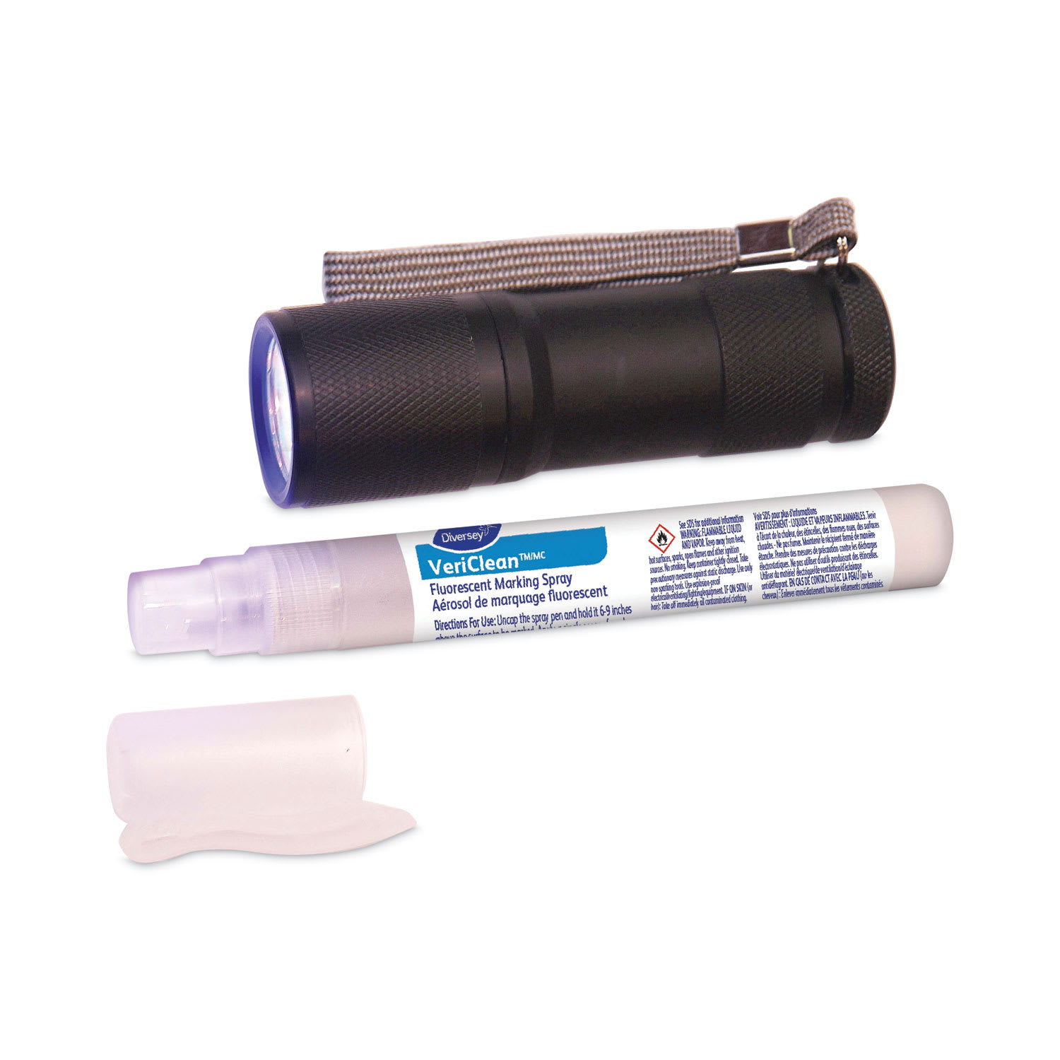 Diversey Vericlean Fluorescent Marking Spray, 10 mL Spray, 6/Carton - Image 4