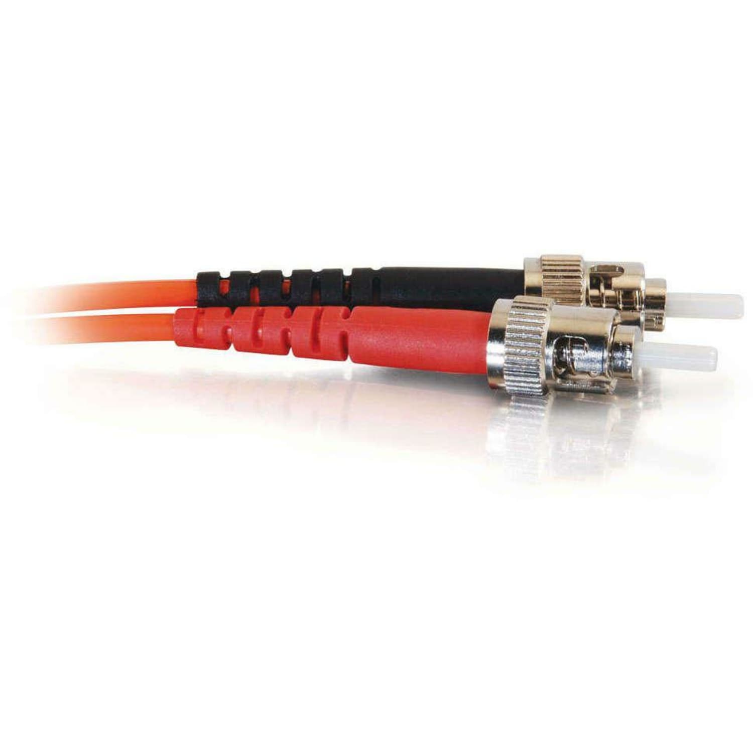 C2G 1m ST-ST 50/125 OM2 Duplex Multimode PVC Fiber Optic Cable - Orange - Patch cable - ST multi-mode (M) to ST mult - 37430 - Image 3