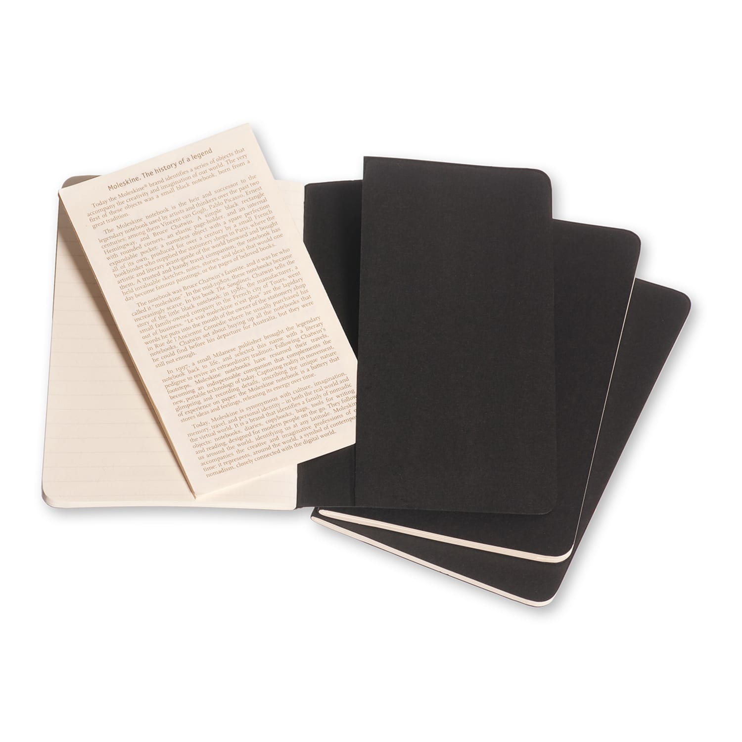Moleskine Cahier Journals, 3-1/2in x 5-1/2in, Ruled, 64 Pages, Black, Set Of 3 Journals - Image 5