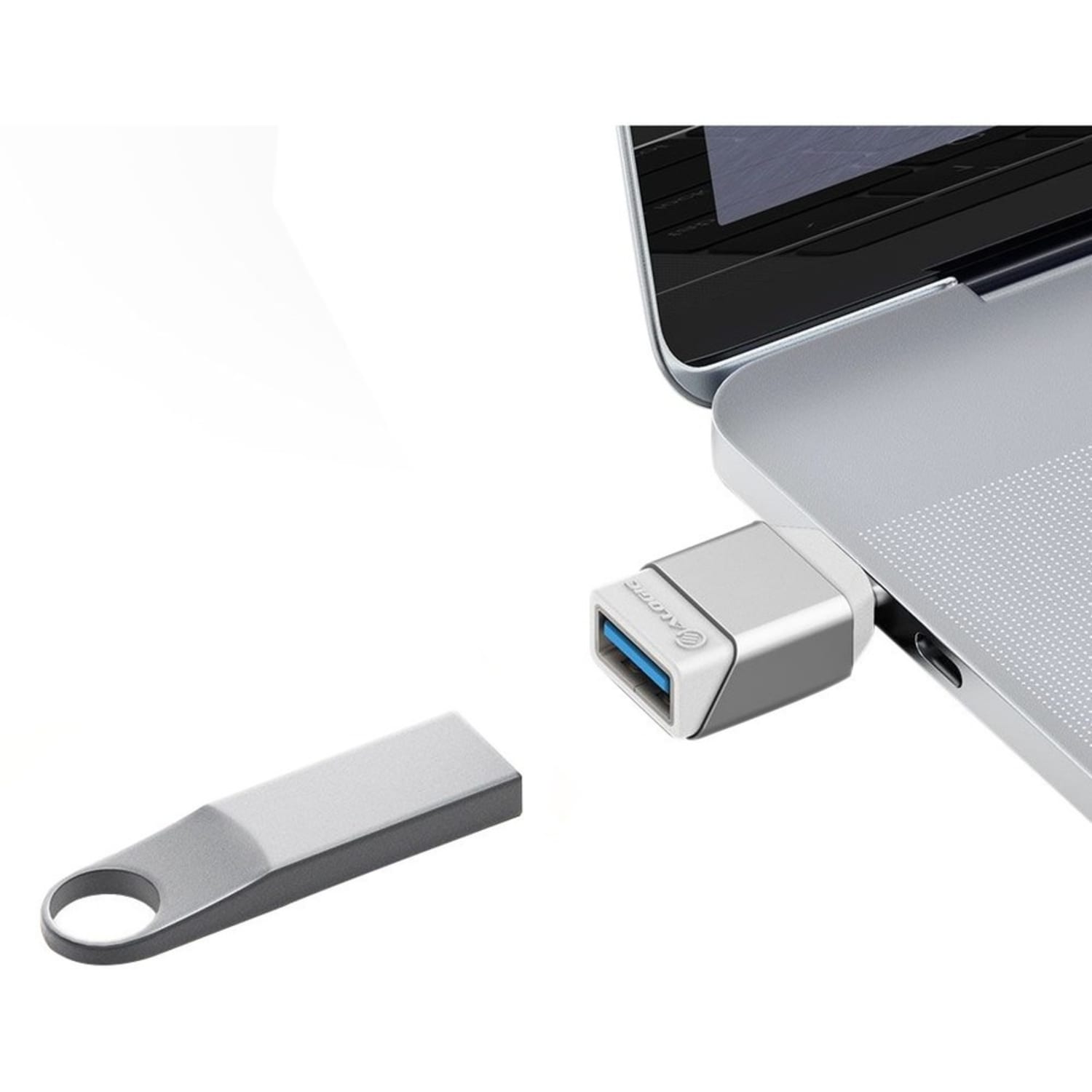 ALOGIC Ultra Series - USB adapter - 24 pin USB-C (M) to USB Type A (F) - USB 3.1 Gen 1 - silver - Image 4