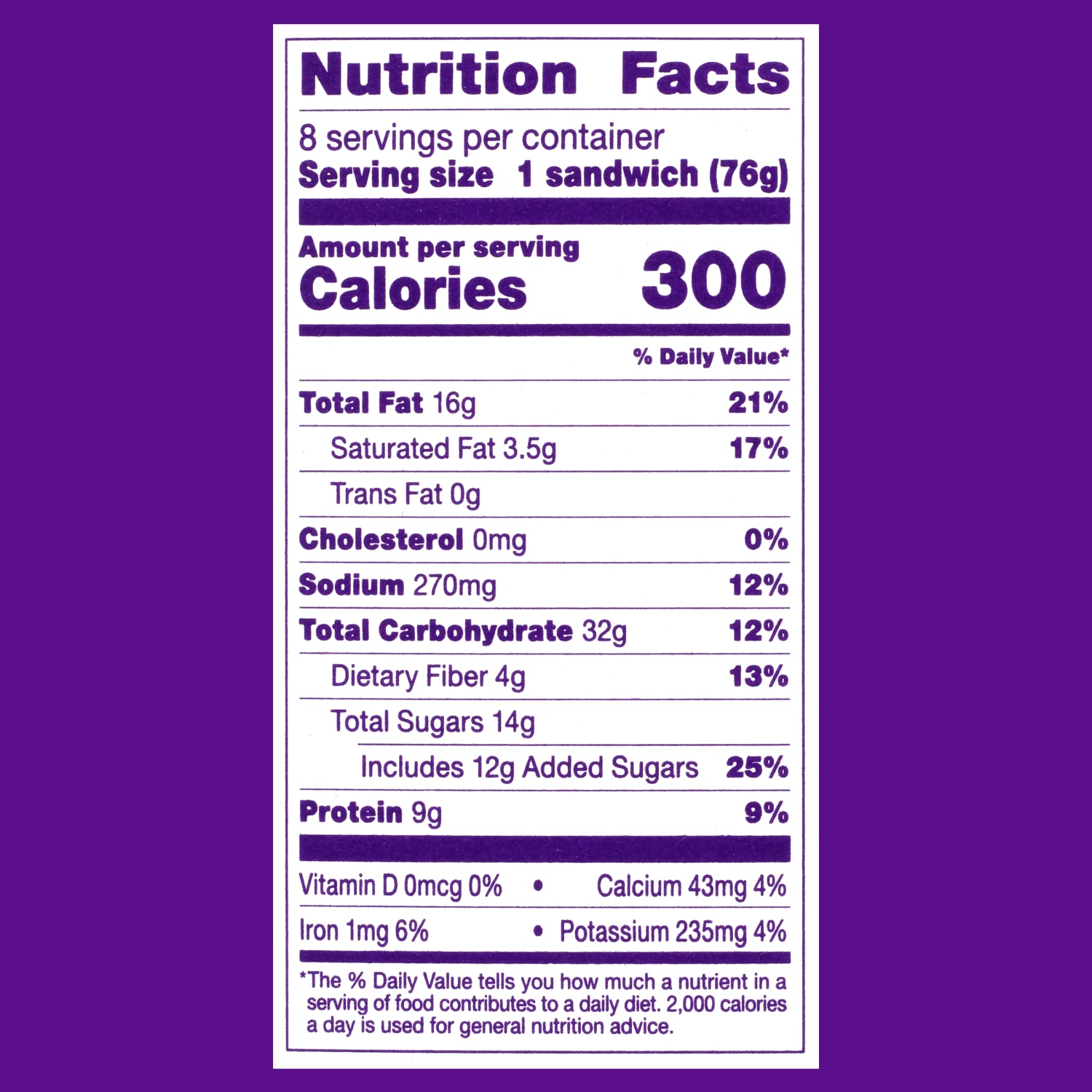 Smuckers Peanut Butter & Grape Wheat Uncrustables, 2.6 Oz, Total Qty 16 - Image 6