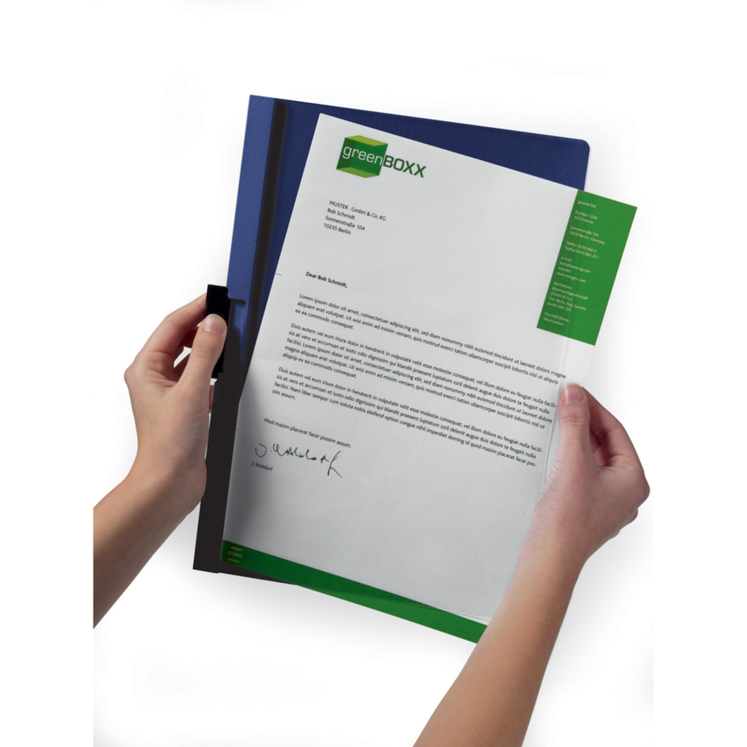 Durable Duraclip 30 Report Covers, 8 1/2in x 11in, Red - Image 4