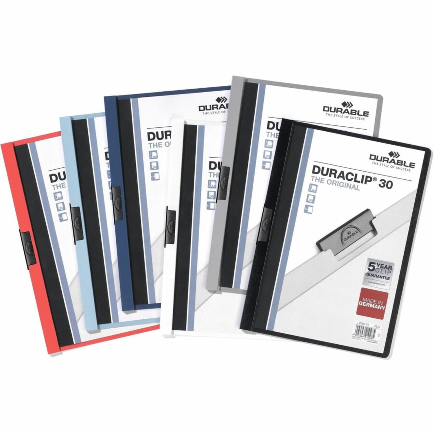 Durable Duraclip 30 Report Covers, 8 1/2in x 11in, Dark Blue - Image 3