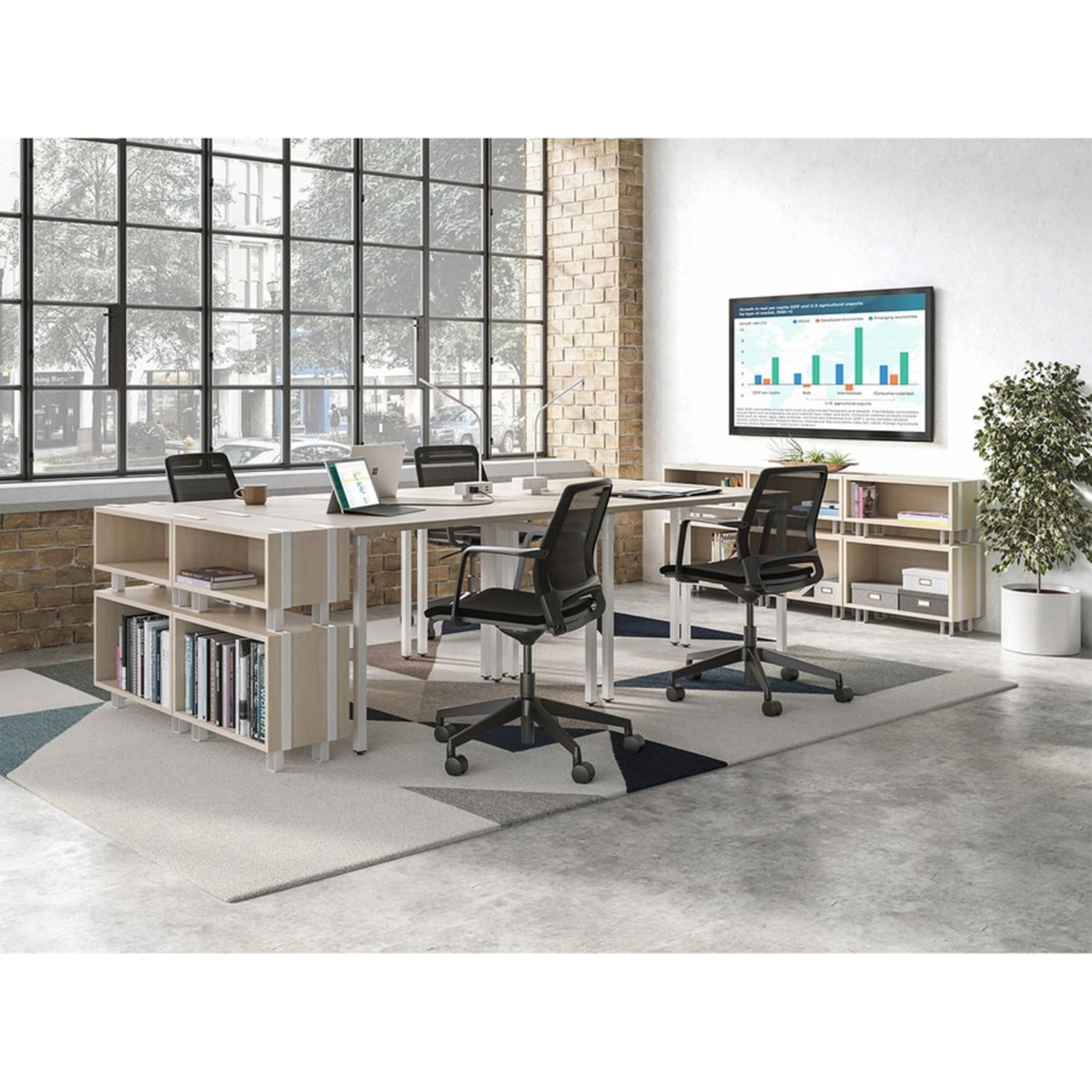 Safco Medina Mesh Mid Back Conference Chair Black PopularChairscom