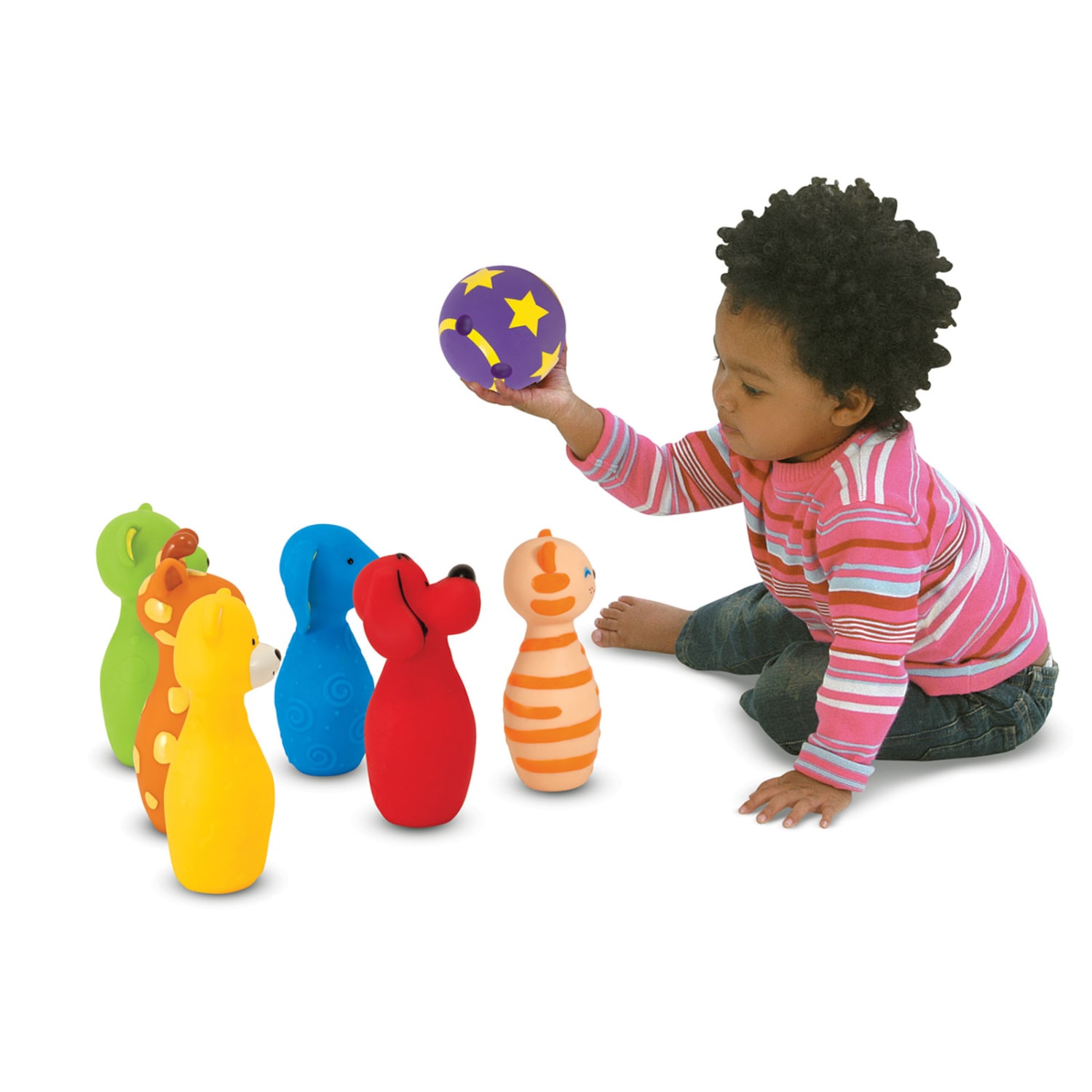 Melissa & Doug Bowling Friends Preschool Playset - Image 4