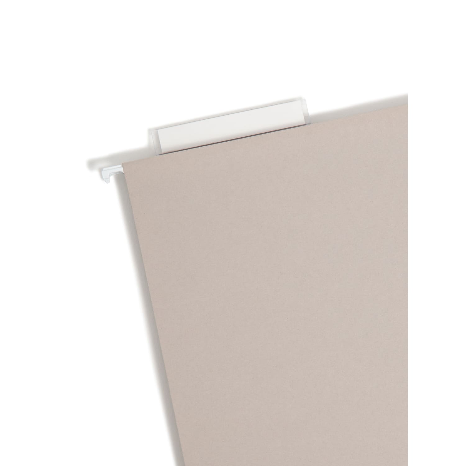 Smead TUFF Hanging Box Bottom Folder With Easy Slide? Tab, 2in Expansion, 1/3-Cut Sliding Tab, Letter Size, Steel Gray, Box of 18 - Image 4