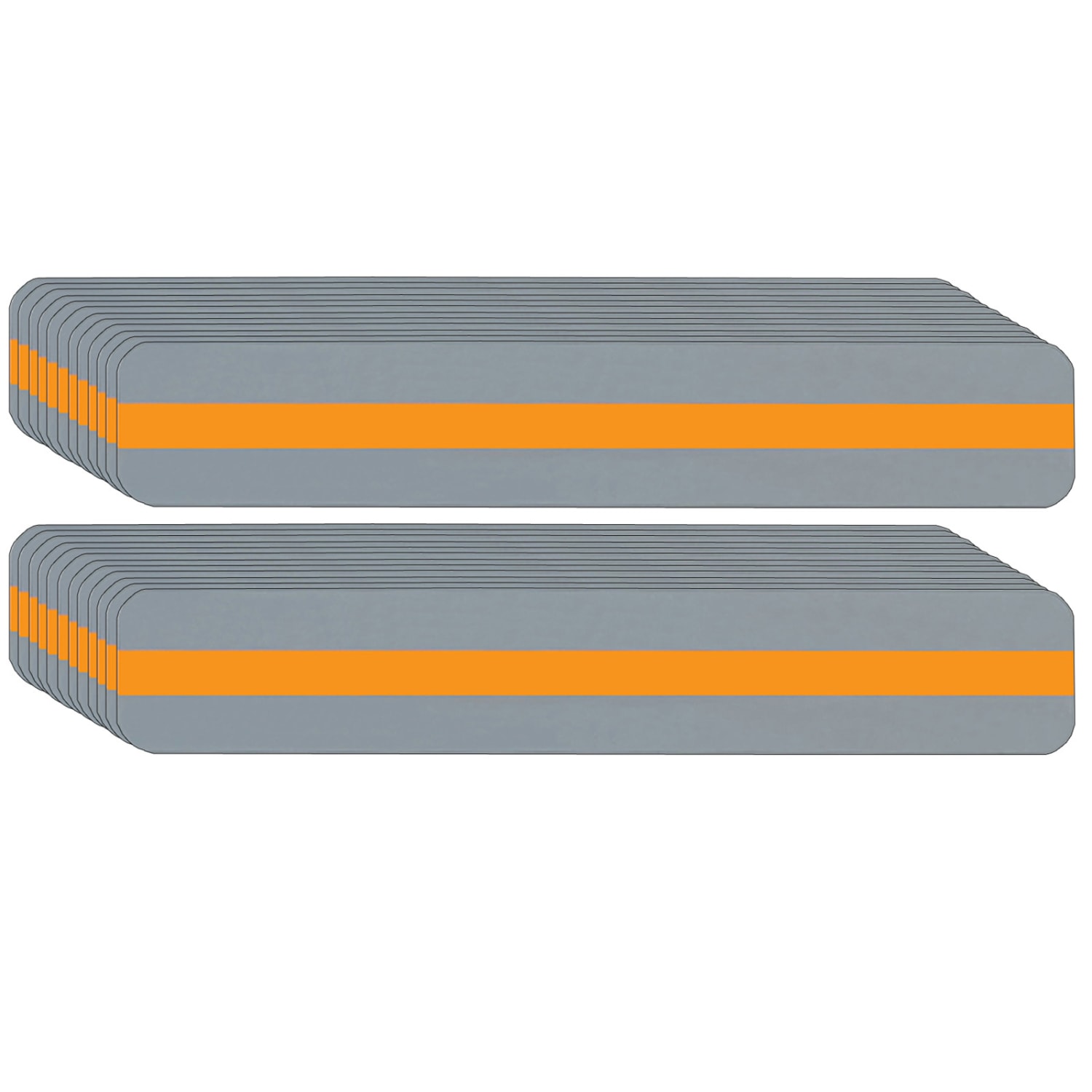 Ashley Productions Sentence Strip Reading Guide, 1-1/4in x 7-1/4in, Orange, Pack Of 24 Guides