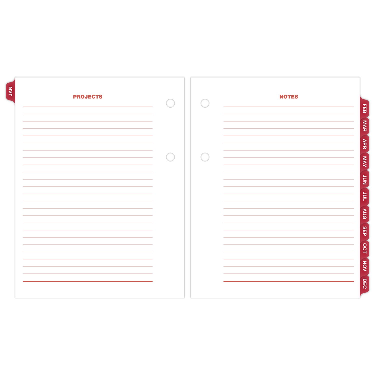 AT-A-GLANCE 2027 Daily Loose-Leaf Desk Calendar Refill, Mini, 3in x 3 3/4in - Image 4