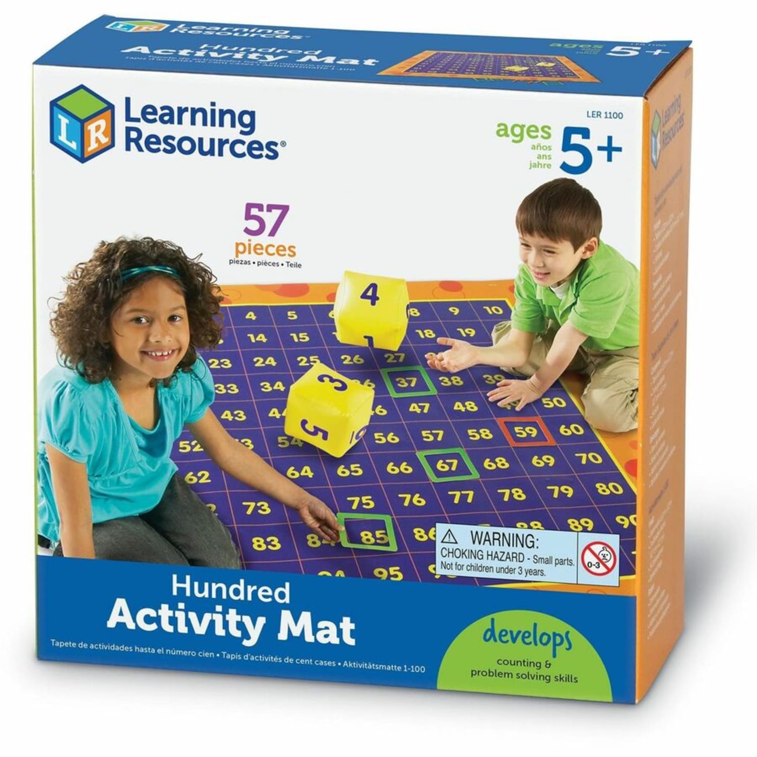 Learning Resources Hip Hoppin Hundred Mat, Kindergarten - Grade 2 - Image 5
