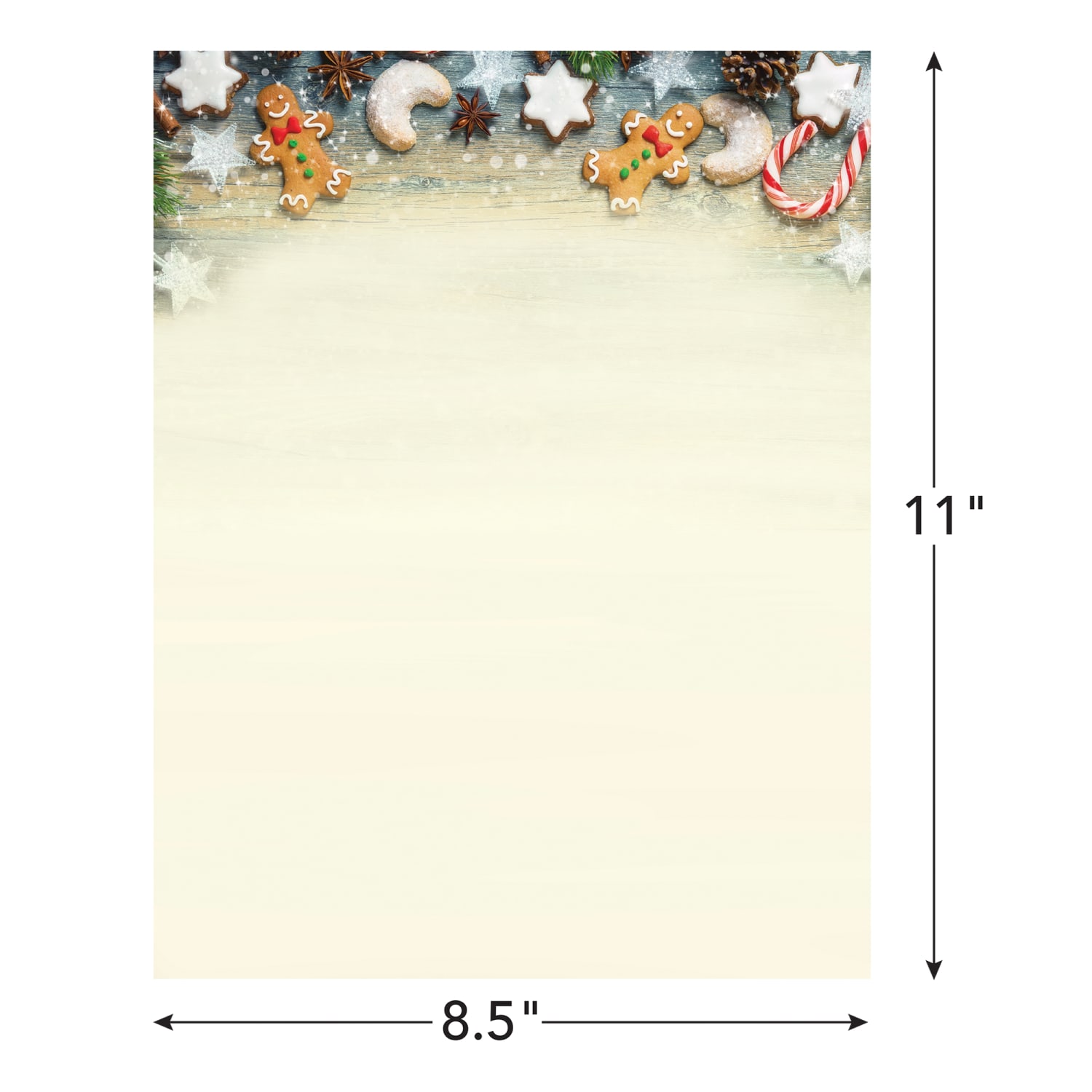 Great Papers! Design Paper, Cookie Exchange Holiday Stationery Letterhead, 8-1/2in x 11in, Multicolor, Pack Of 80 Sheets - Image 3