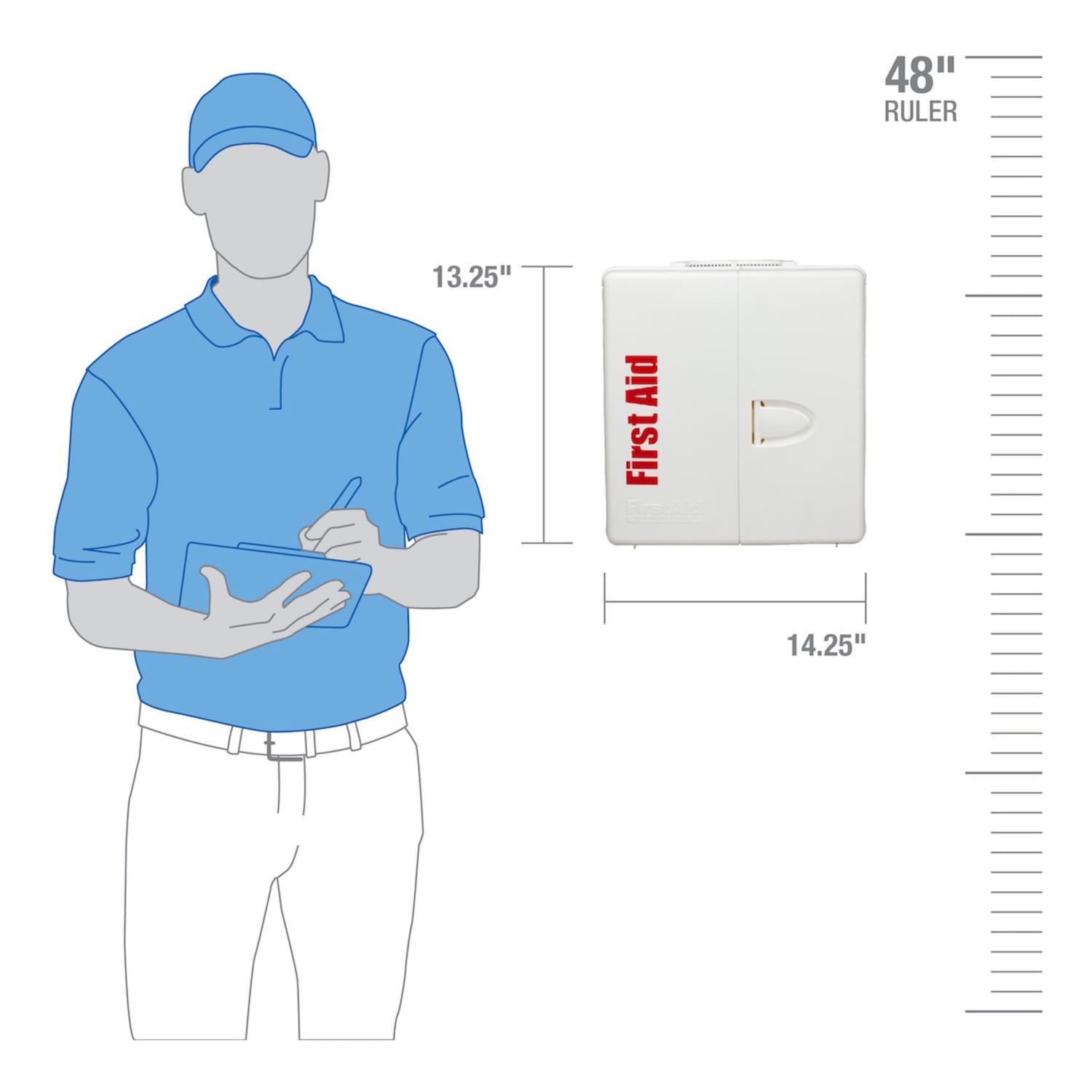 First Aid Only 245-Piece SmartCompliance First Aid Kit, White - Image 6