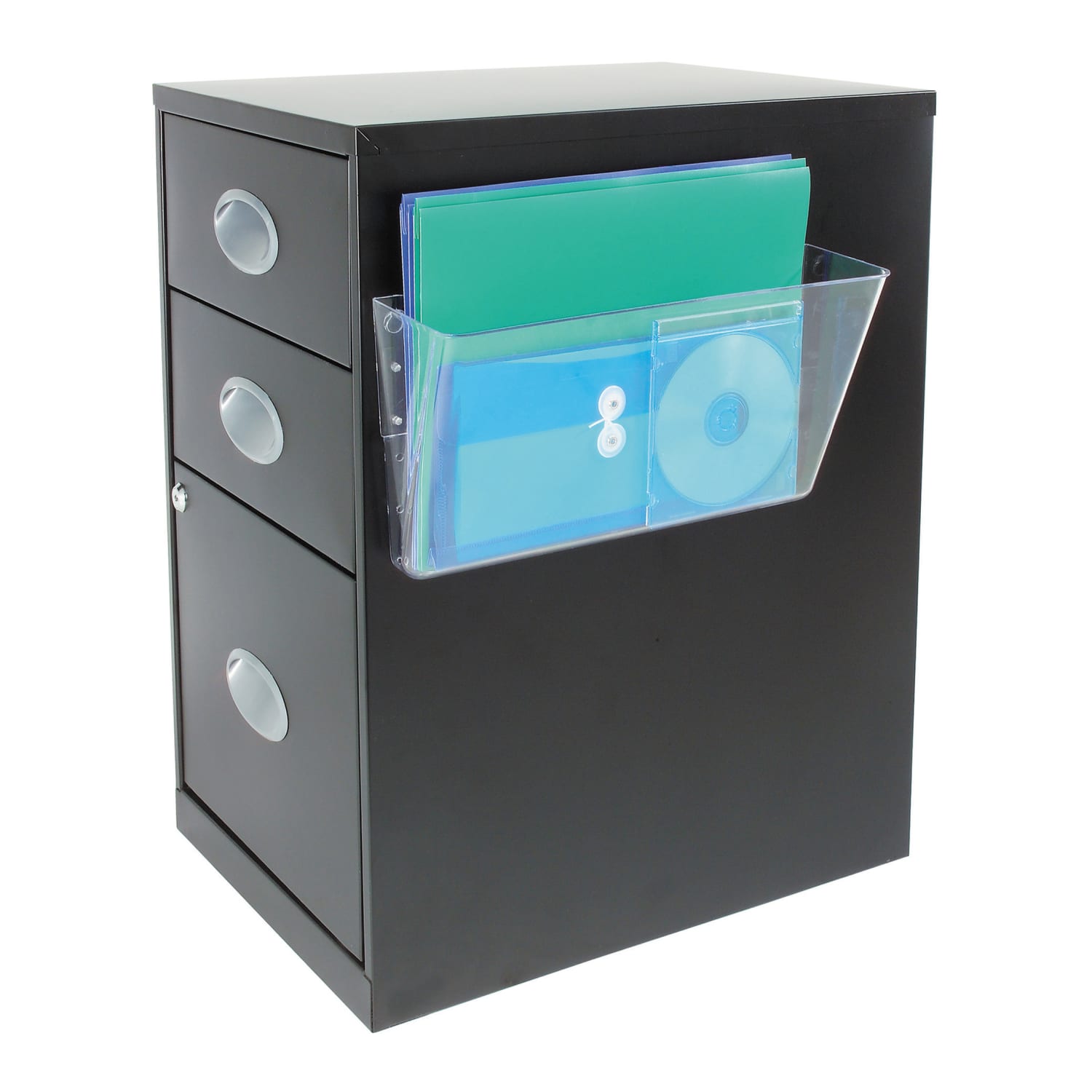 Deflecto Magnetic DocuPocket - 1 Compartment(s) - 7in Height x 13in Width x 4in Depth - Clear - Plastic - 1 Each - Image 3