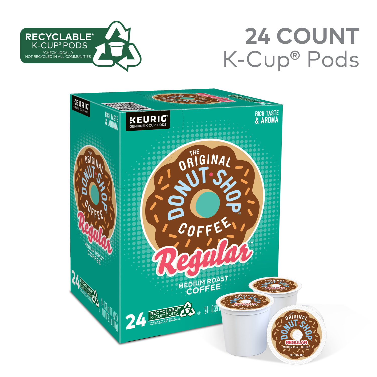 The Original Donut Shop Single-Serve Coffee K-Cup Pods, Classic, Carton Of 24 - Image 5