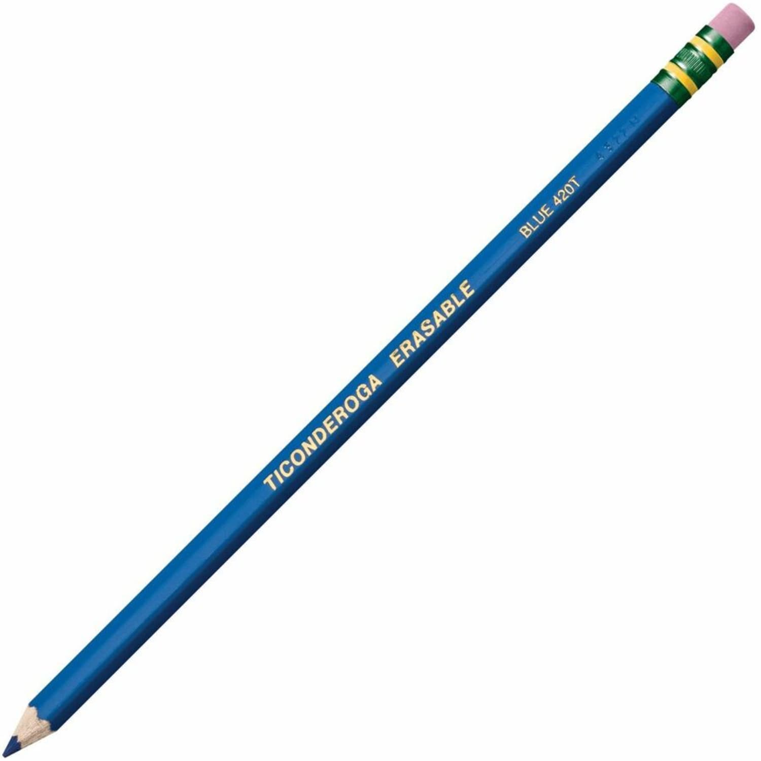 Dixon Eraser-Tipped Checking Pencils, HB Lead, Blue Lead, Pack Of 12 Pencils - Image 5