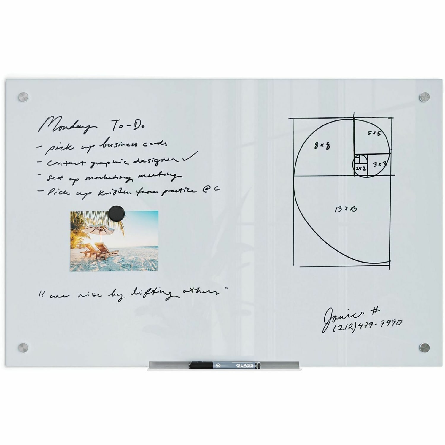 U Brands Dry Erase Board, 3970U0001 - Image 3