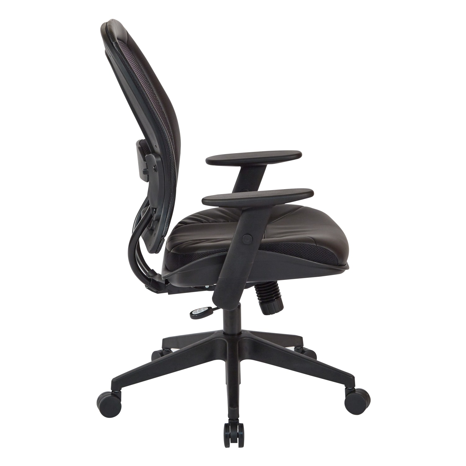 Office Star Bonded Leather HighBack Executive Chair Black PopularChairscom Office Star Bonded Leather High Back Executive Chair Black PopularChairscom