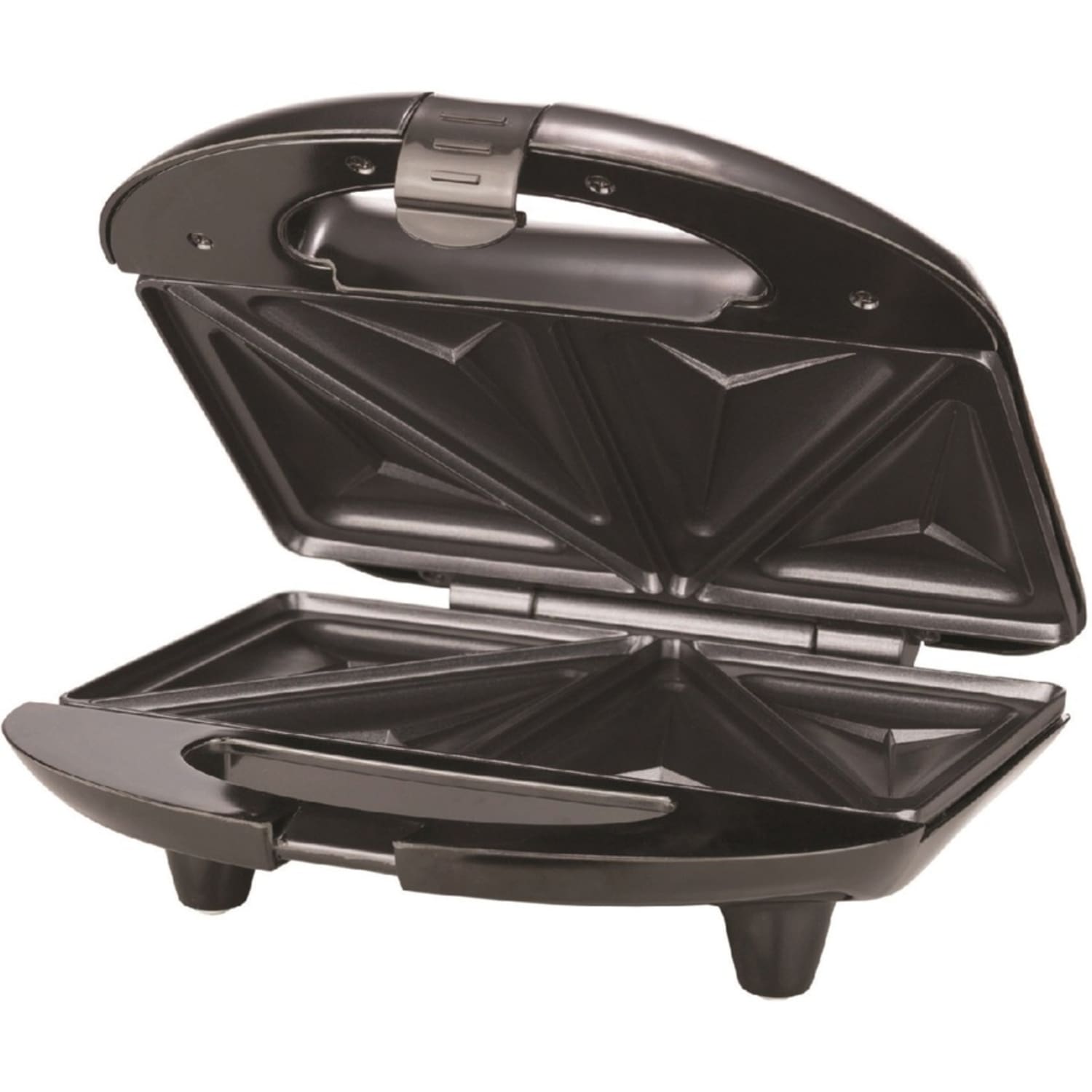 Brentwood Sandwich Maker, Black/Brushed Stainless Steel - Image 3