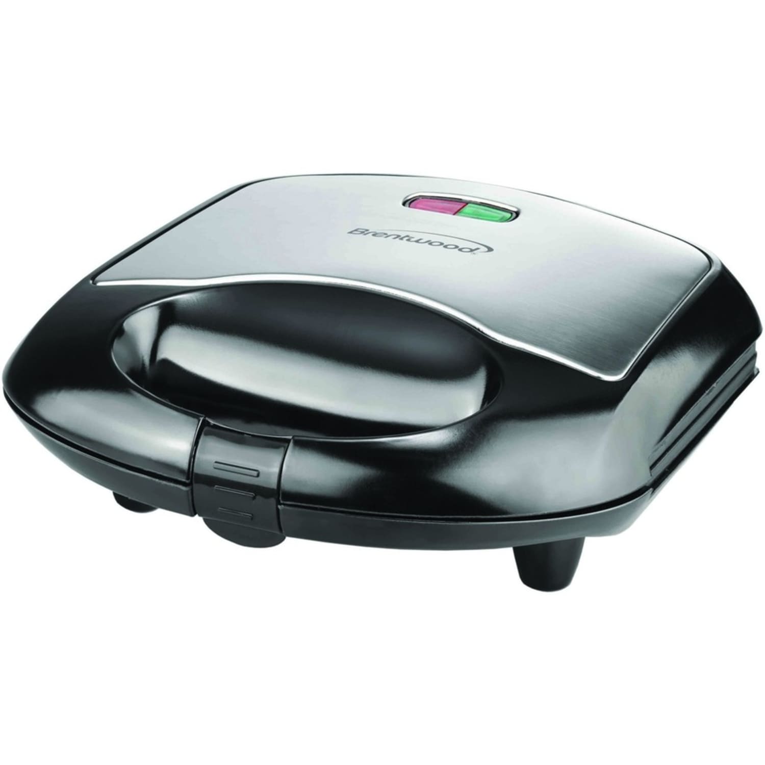 Brentwood Sandwich Maker, Black/Brushed Stainless Steel - Image 5