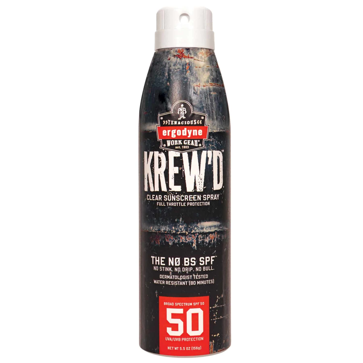 Ergodyne KREW-d 6353 SPF 50 Sunscreen Sprays, 5.5 Oz, Case Of 12 Sprays - Image 3