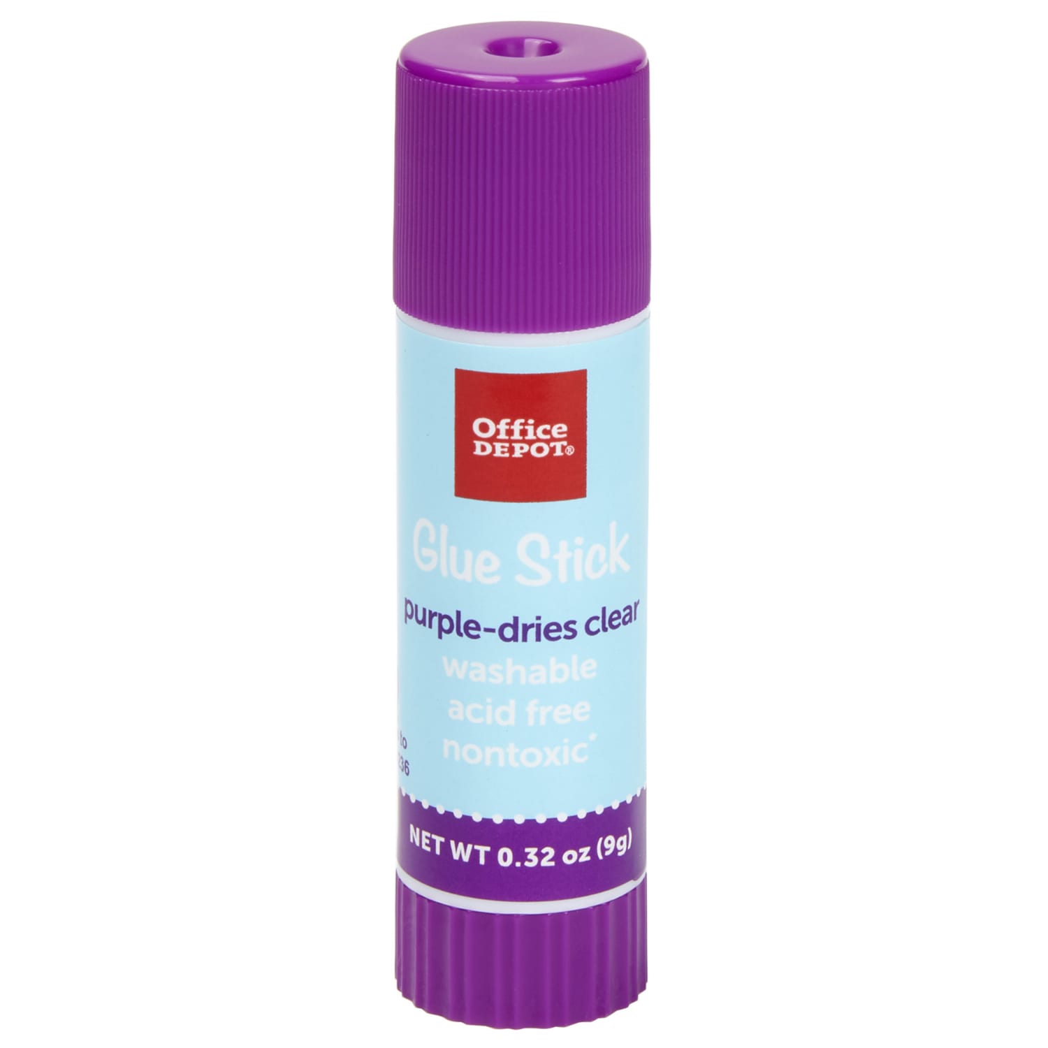 Office Depot Brand Glue Sticks, 0.32 Oz, Purple, Pack Of 4 Glue Sticks - Image 3