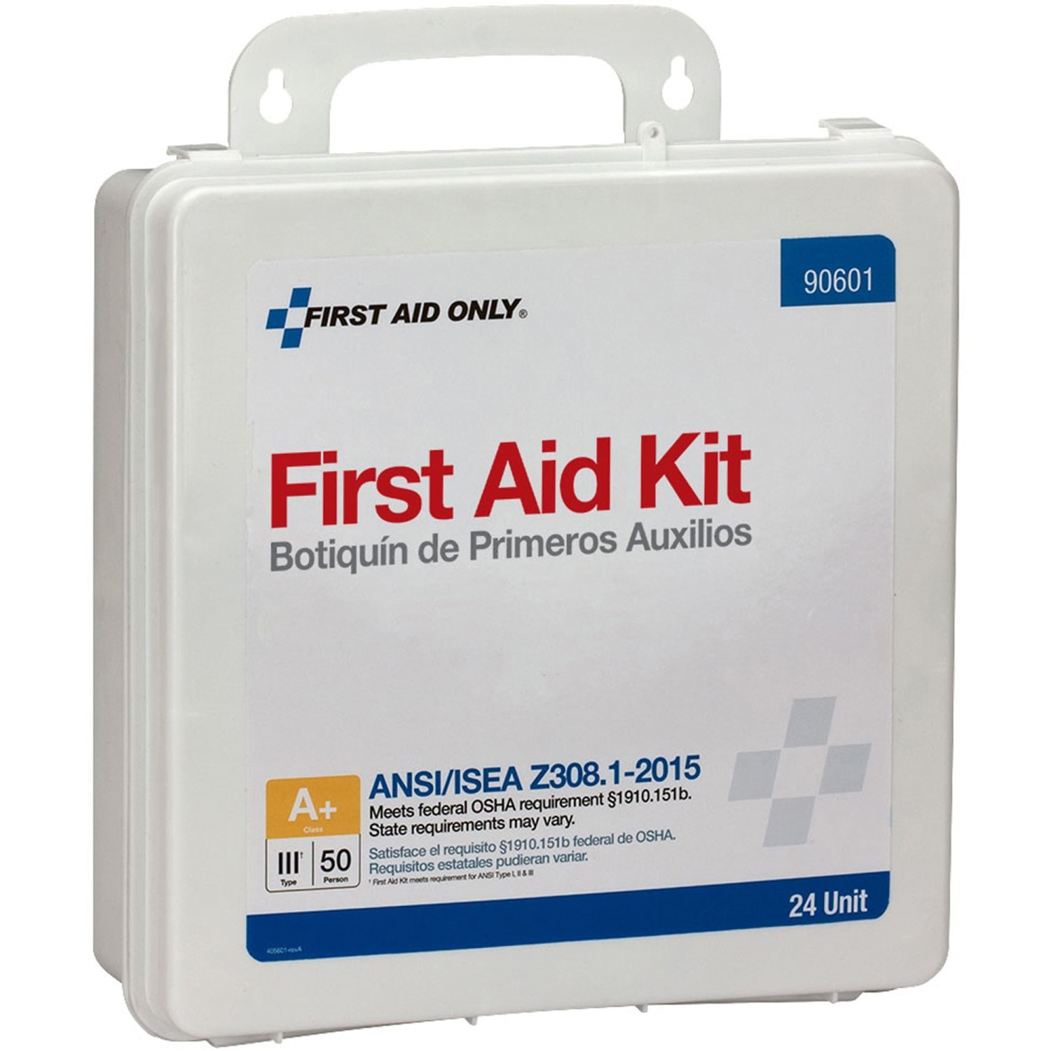 First Aid Only 50-Person First Aid Kit, 10inH x 10inW x 3inD, White - Image 5