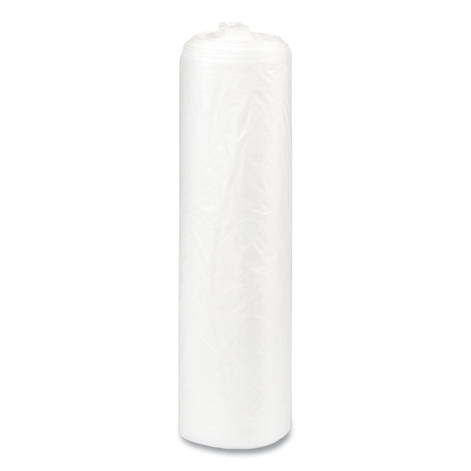 Inteplast Group High-Density Commercial Can Liners, 56 gal, 22 mic, 43in x 48in, Natural, Interleaved Roll, 25 Bags/Roll, 8 Rolls/Carton - Image 5