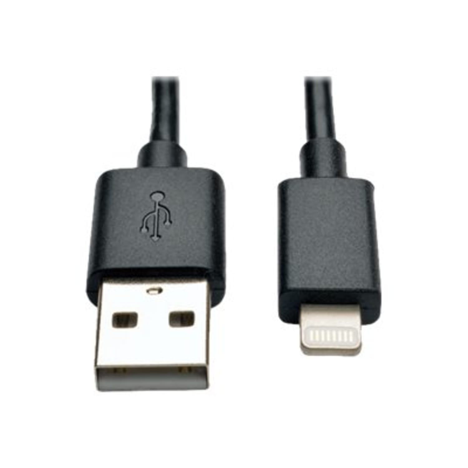 Tripp Lite 10in Lightning USB/Sync Charge Cable for Apple Iphone/Ipad Black 10in 10-pack 10pc - Lightning cable - M10010NBK10