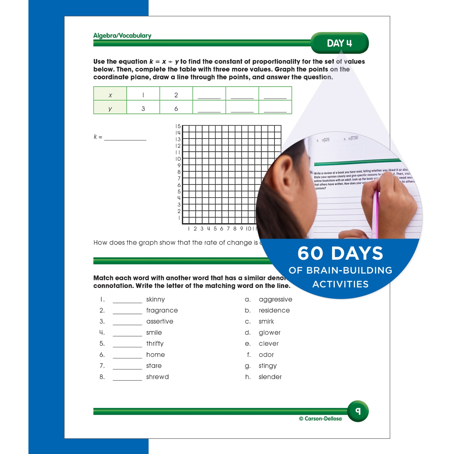 Carson-Dellosa Summer Bridge Activities Workbook, 3rd Edition, Grades 7-8 - Image 6