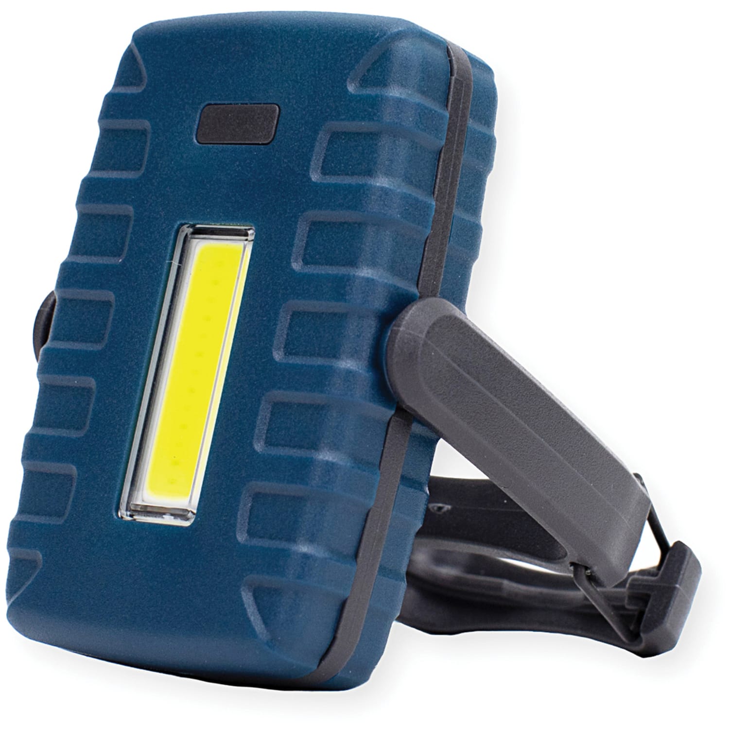 Carson Compact COB LED Flashlight With Hook & Stand, 3-5/16in x 5/8in, Blue - Image 3