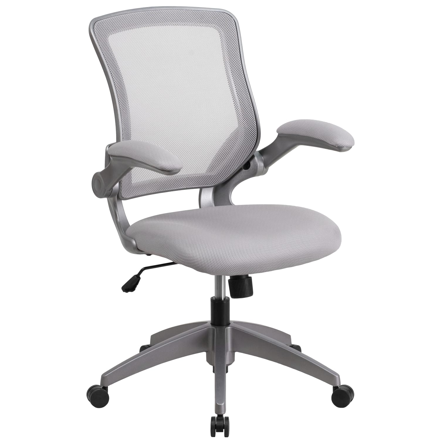 Flash Furniture Ergonomic Mesh Mid-Back Task Chair, Gray - Image 3