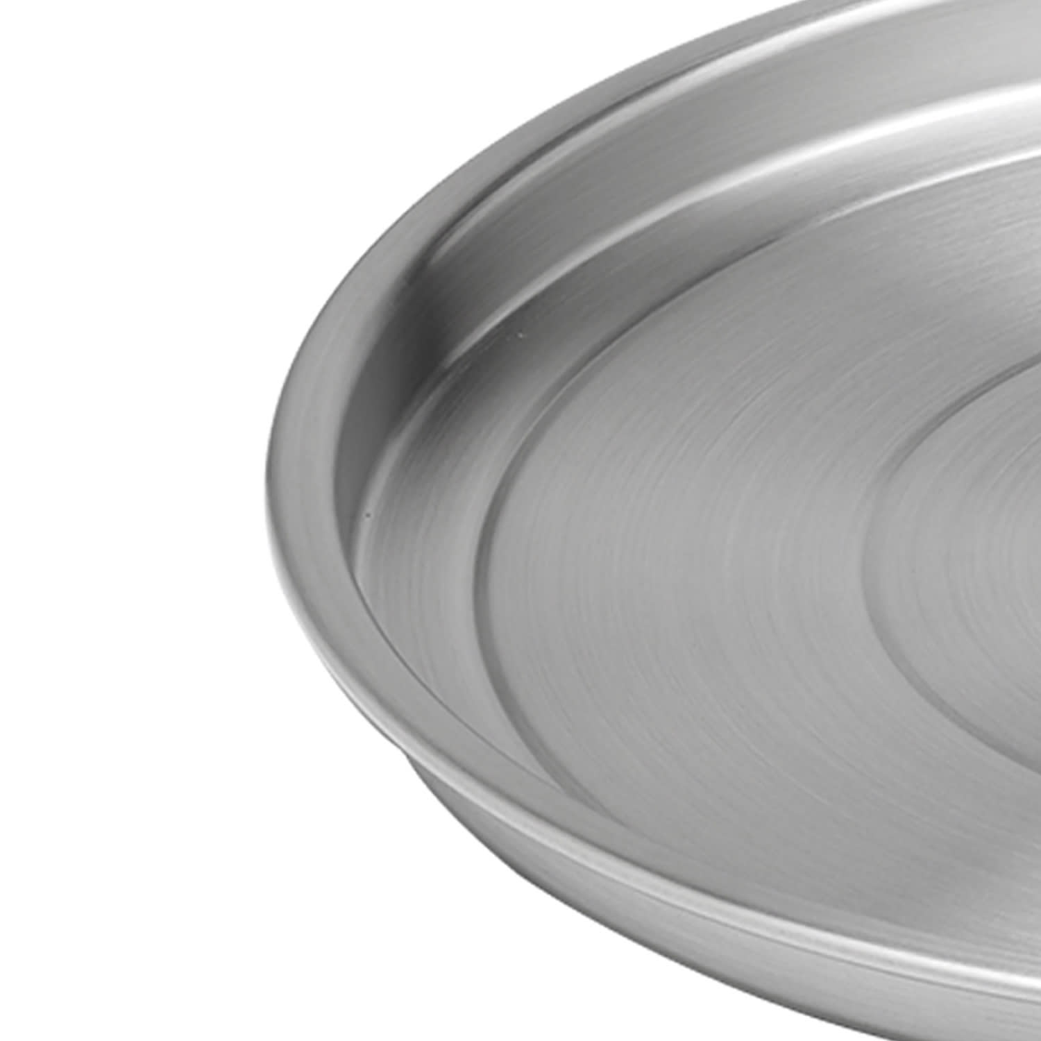 Erwyn Products Stainless Steel Round Trays, 12in, Silver, Total Qty 12 - Image 3