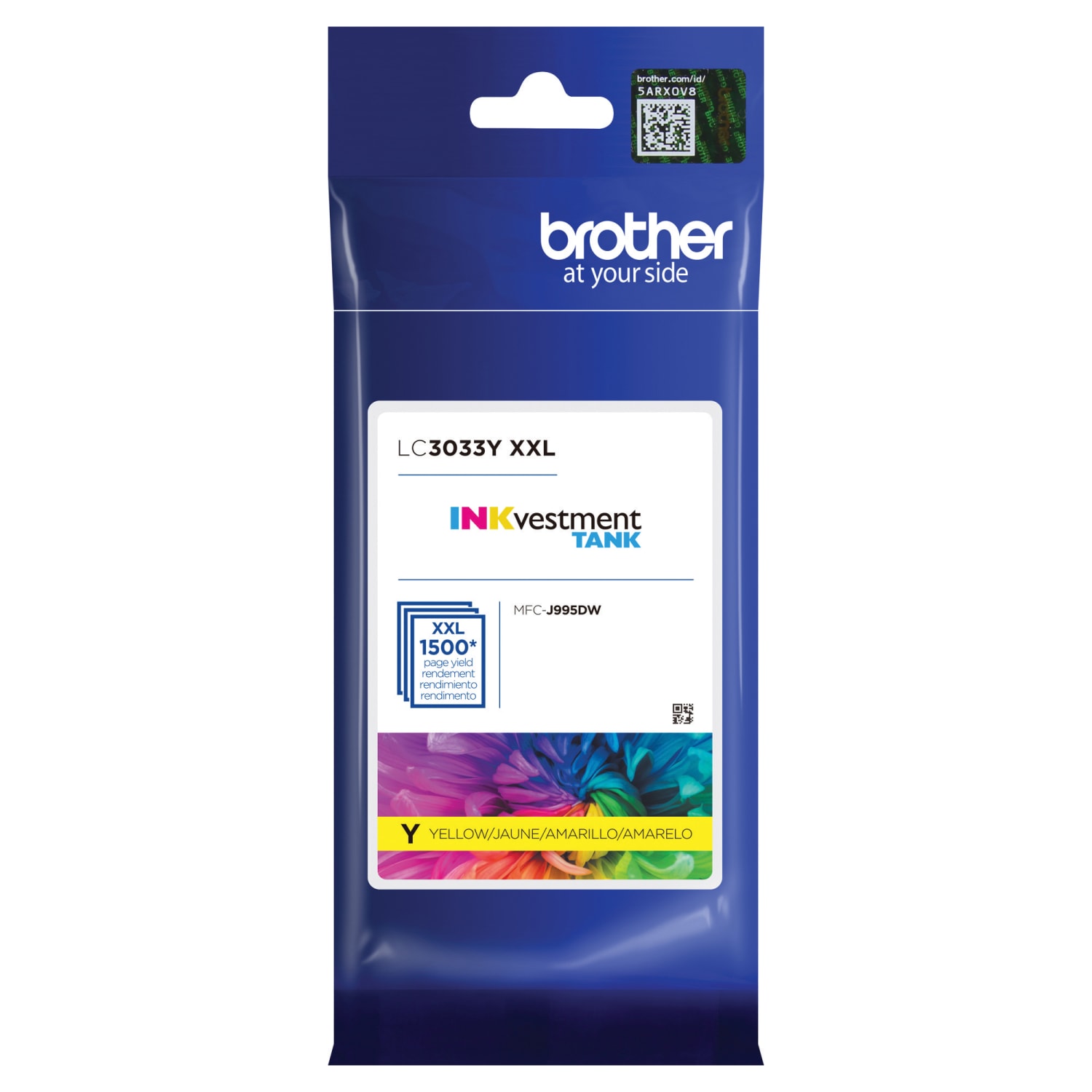 Brother LC3033 INKvestment Yellow High-Yield Ink Tank, LC3033Y - Image 3