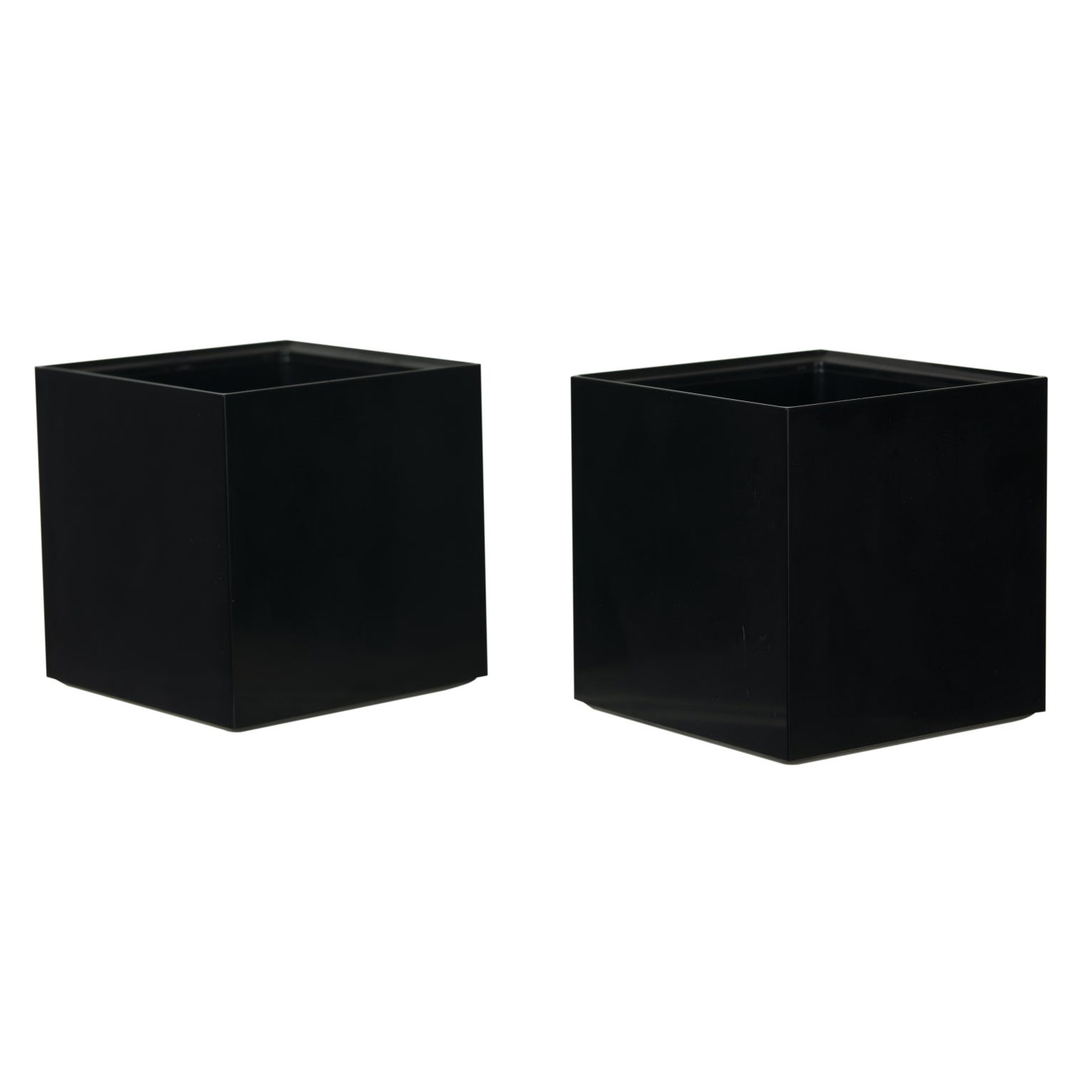Bostitch Konnect Stackable Tall Storage Cups, Black, Pack Of 2 Cups