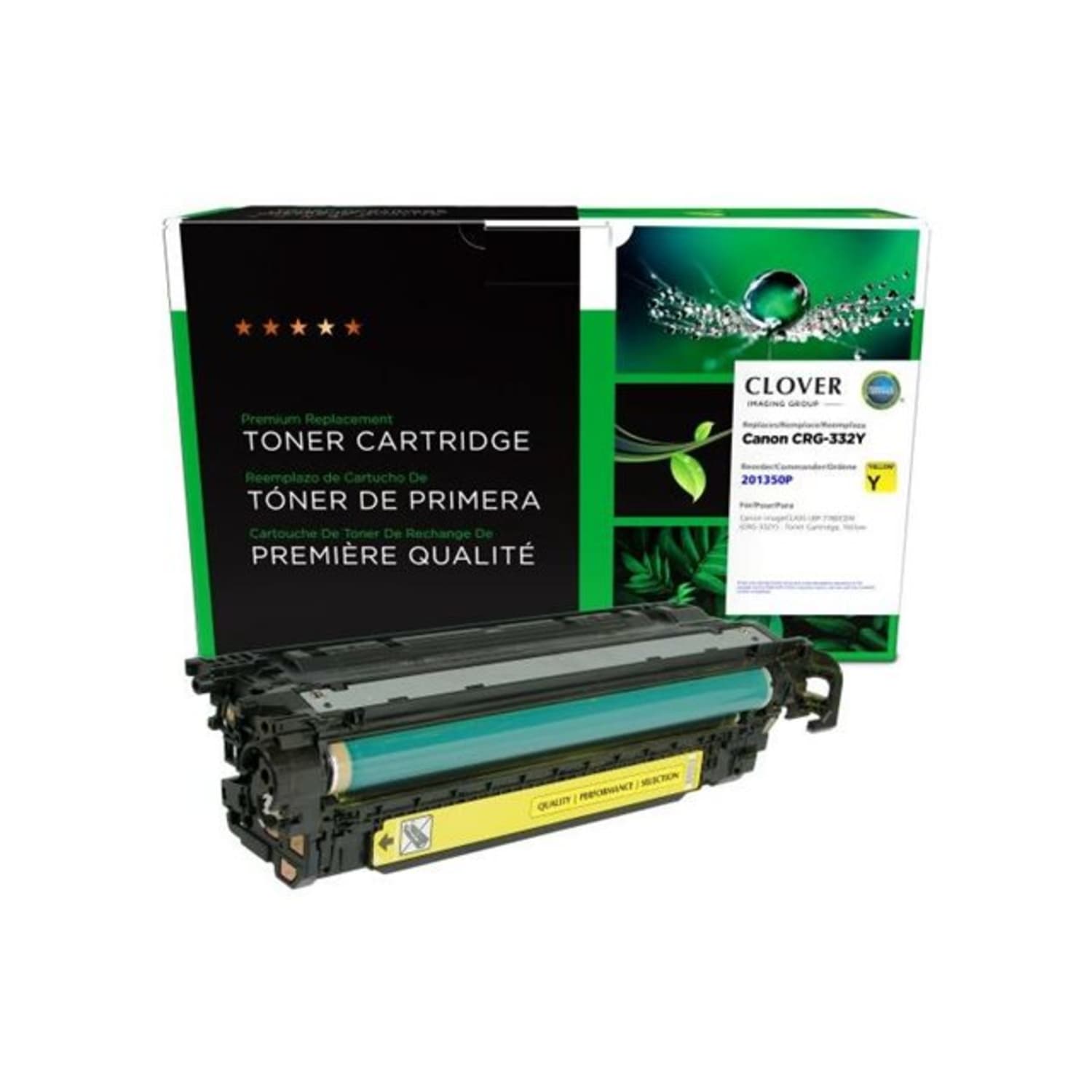 Office Depot Remanufactured Yellow Toner Cartridge Replacement For Canon CRG-332, ODCRG332Y - Image 3