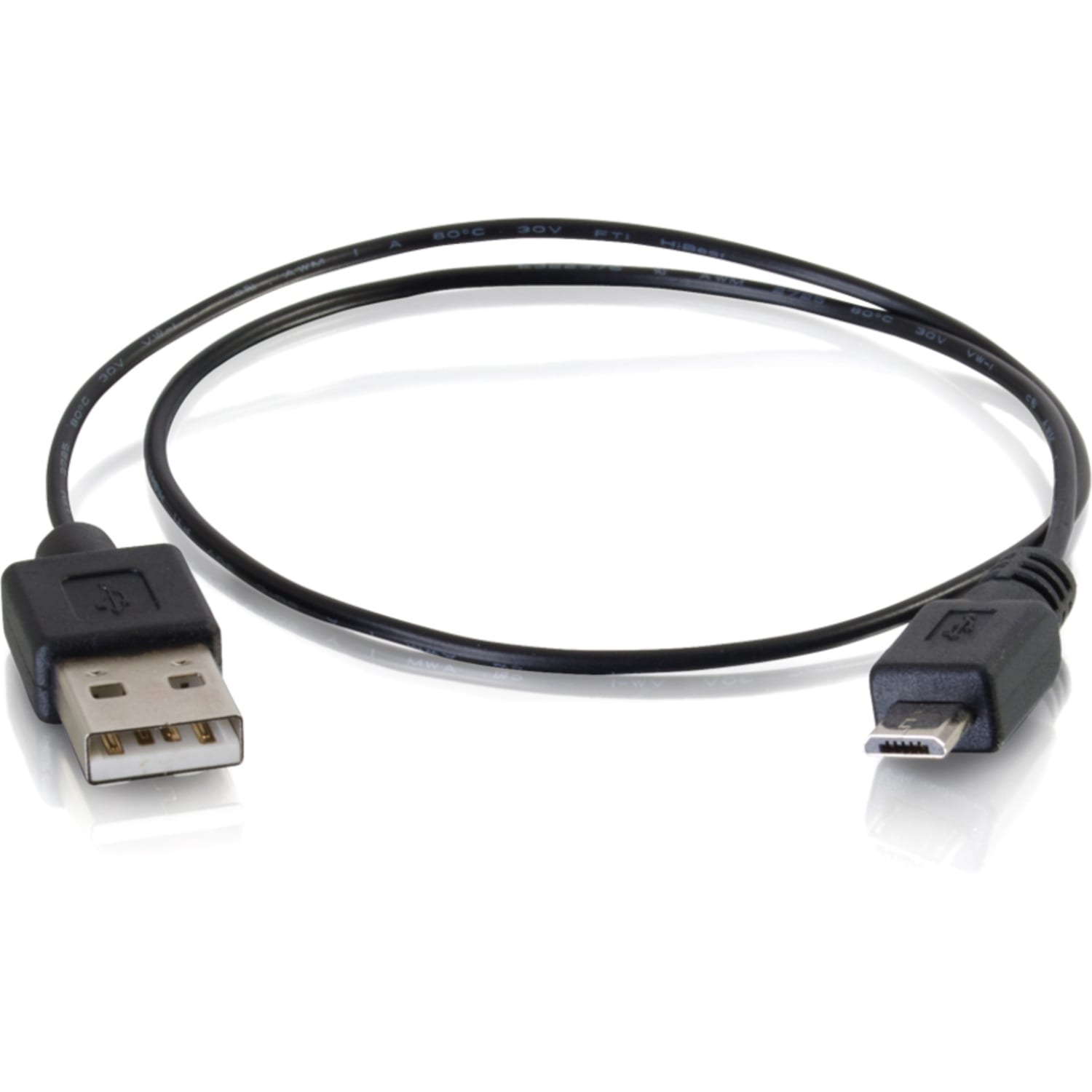 C2G 18 inch USB Charging Cable - USB A to USB Micro B - Phone Charging Cable - USB  - 27053 - Image 4