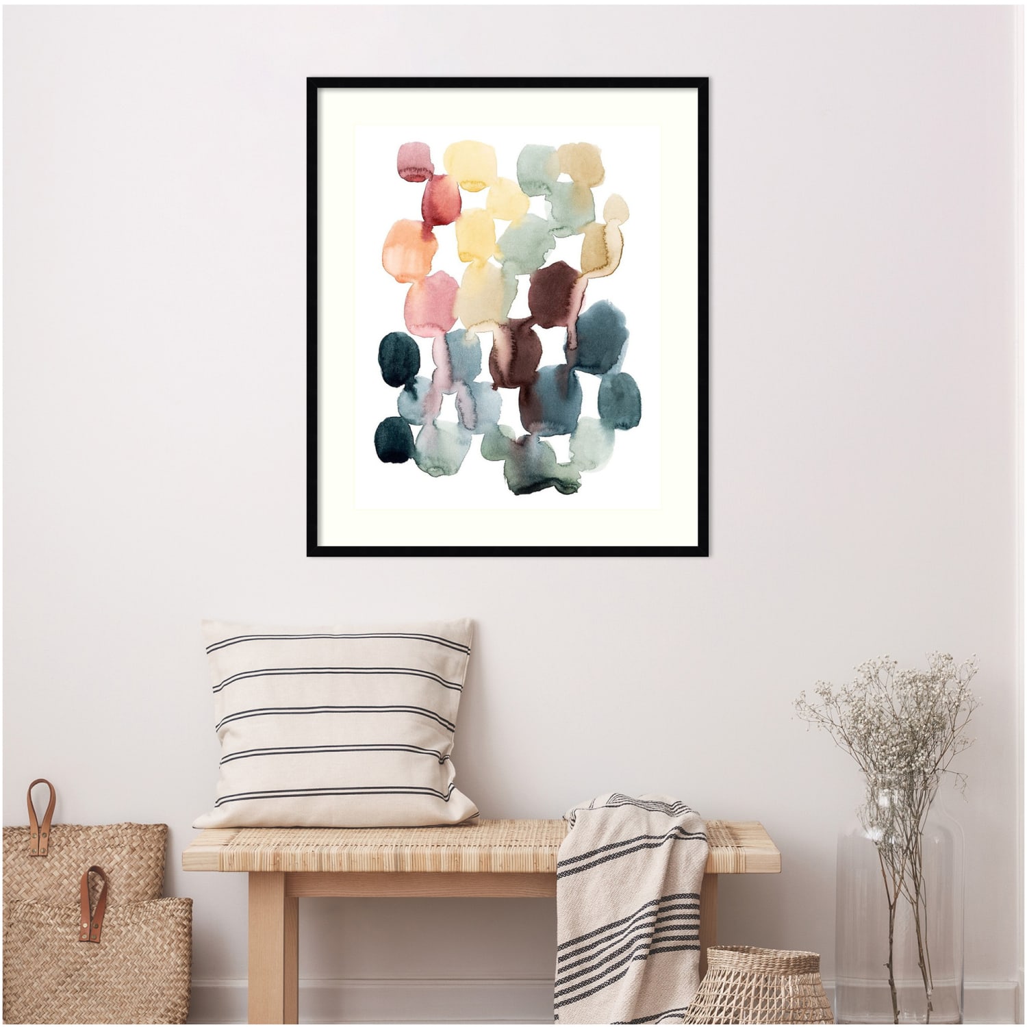 Amanti Art Desert Stones II by Grace Popp Wood Framed Wall Art Print, 37inH x 31inW, Black - Image 3