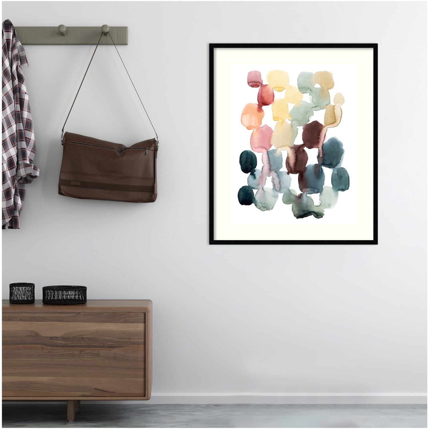 Amanti Art Desert Stones II by Grace Popp Wood Framed Wall Art Print, 37inH x 31inW, Black - Image 5
