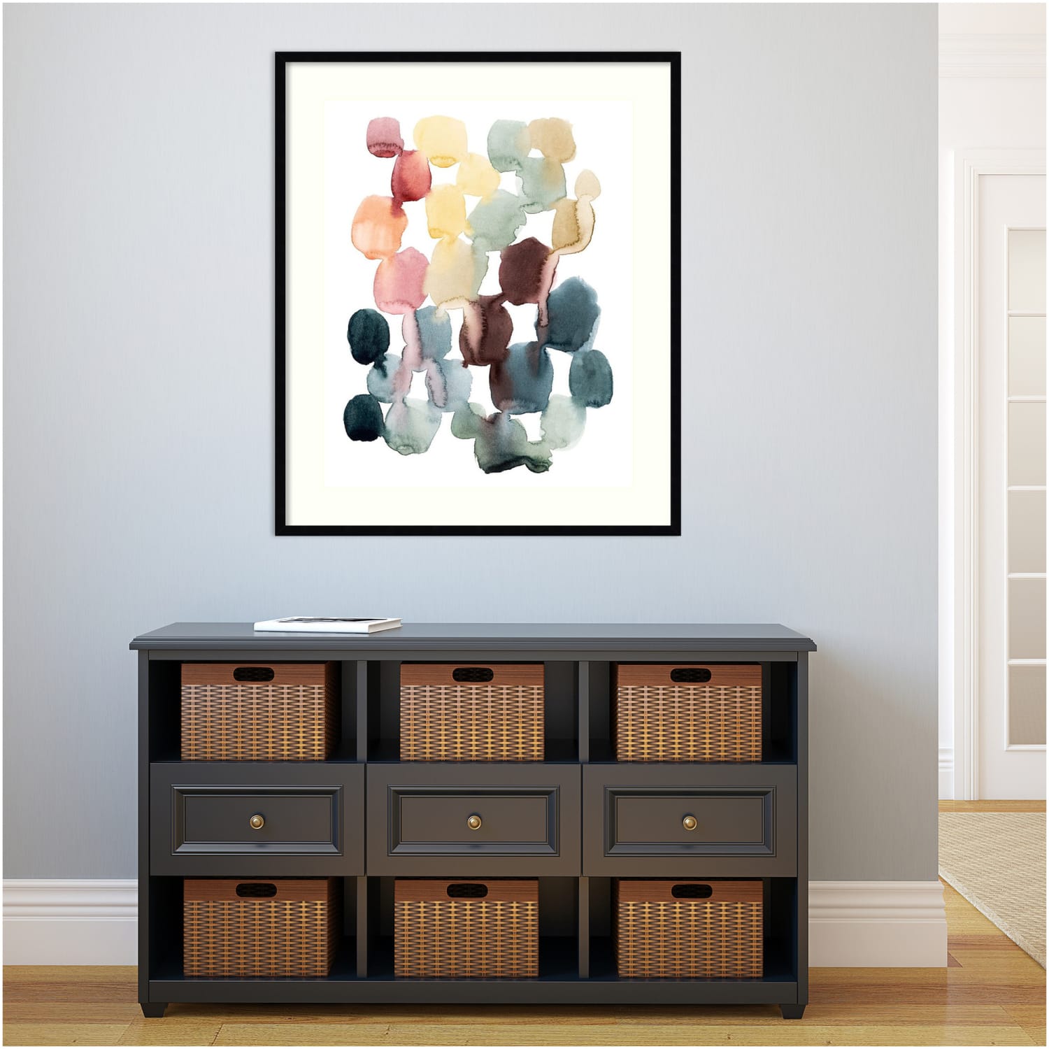 Amanti Art Desert Stones II by Grace Popp Wood Framed Wall Art Print, 37inH x 31inW, Black - Image 6