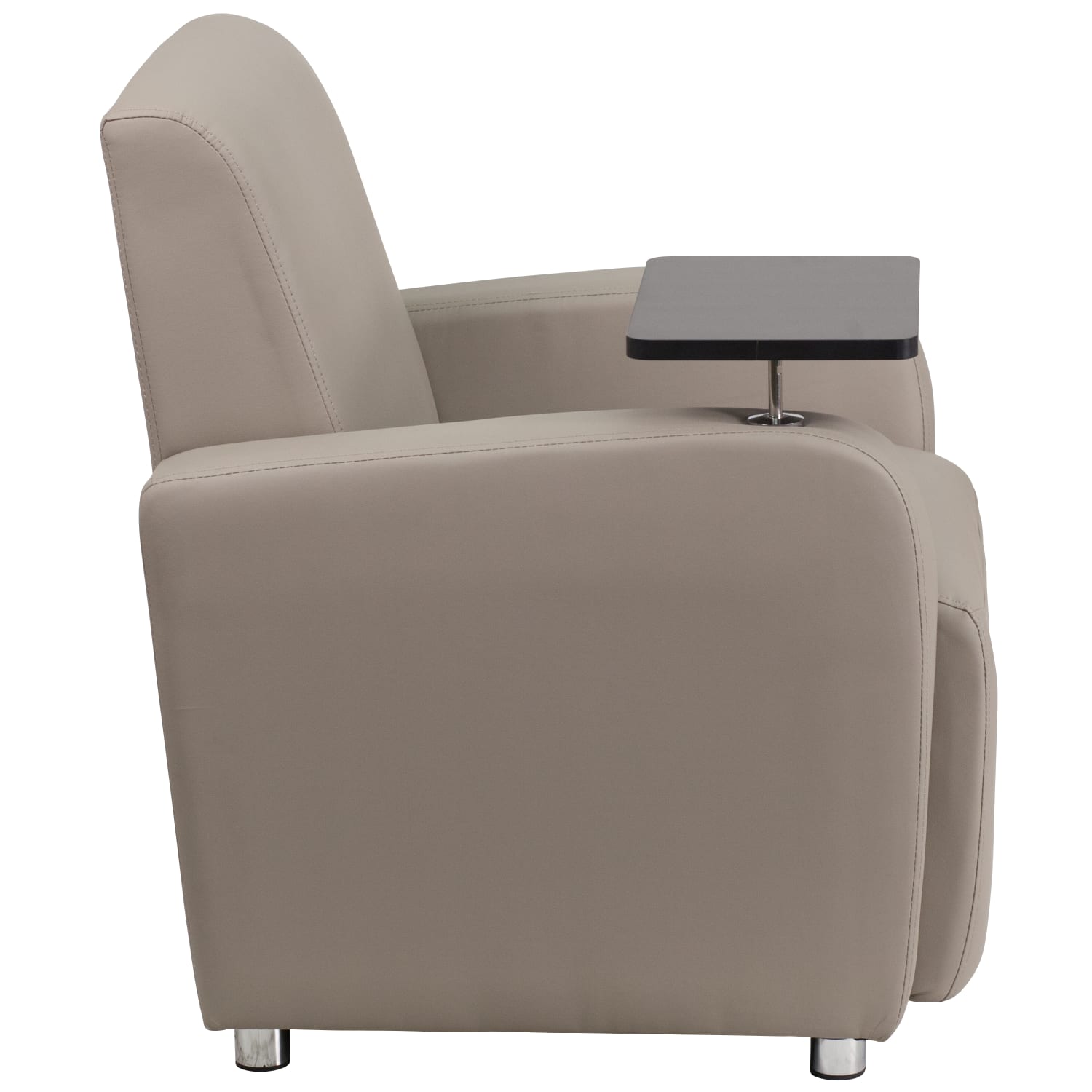 Flash Furniture LeatherSoft Faux Leather Guest Chair With Tablet Arm GoldveinGray PopularChairscom Flash Furniture LeatherSoft Faux Leather Guest Chair With Tablet Arm GoldveinGray PopularChairscom