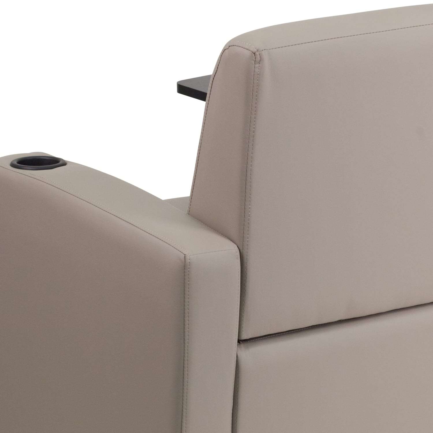 Flash Furniture LeatherSoft Faux Leather Guest Chair With Tablet Arm GoldveinGray PopularChairscom Flash Furniture LeatherSoft Faux Leather Guest Chair With Tablet Arm GoldveinGray PopularChairscom